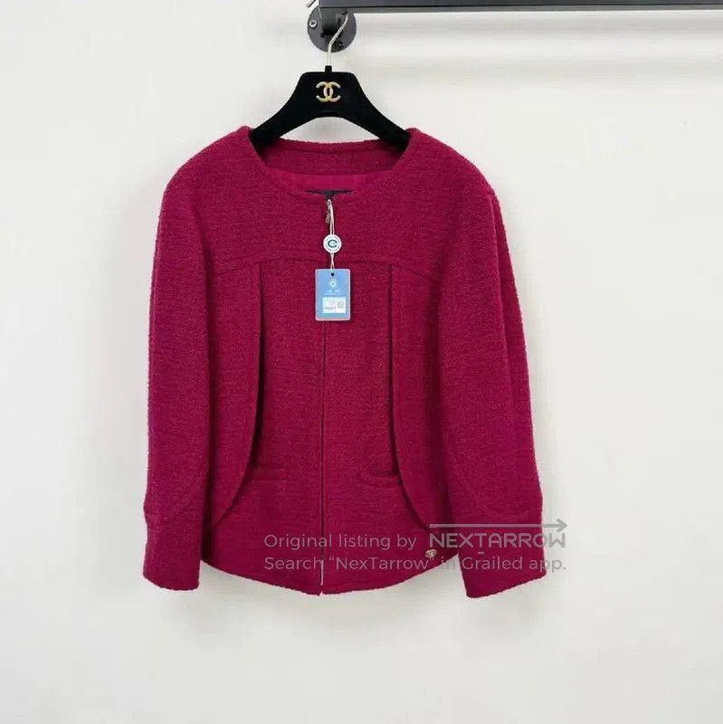 Chanel Chanel Pink Women's Winter Coat . Size S / US 4 / IT 40 - 1 Thumbnail