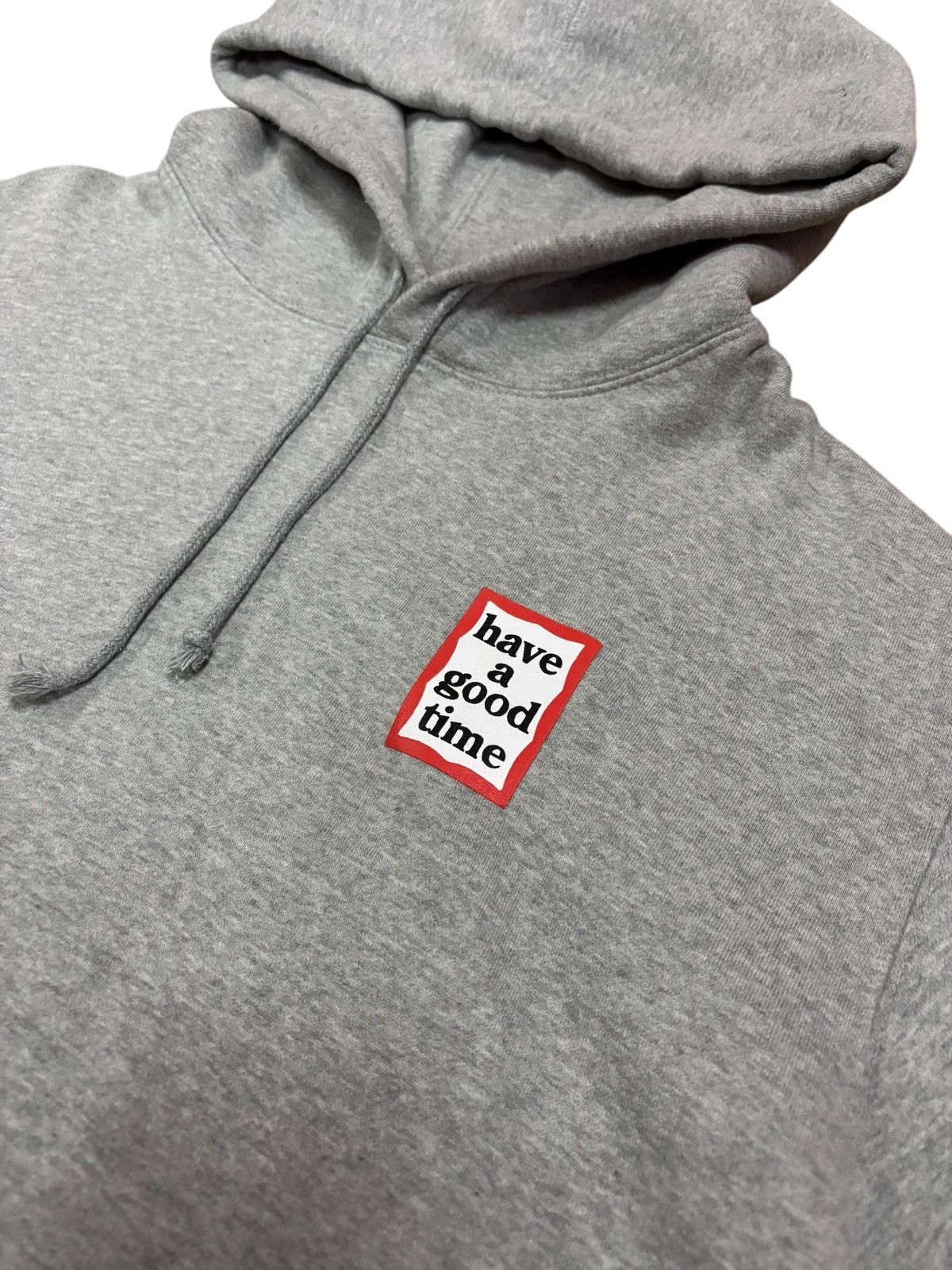 Have A Good Time × Life is Good Vintage Have A Good Time Printed Logo Heavyweight Hoodie Size US L / EU 52-54 / 3 - 6 Thumbnail