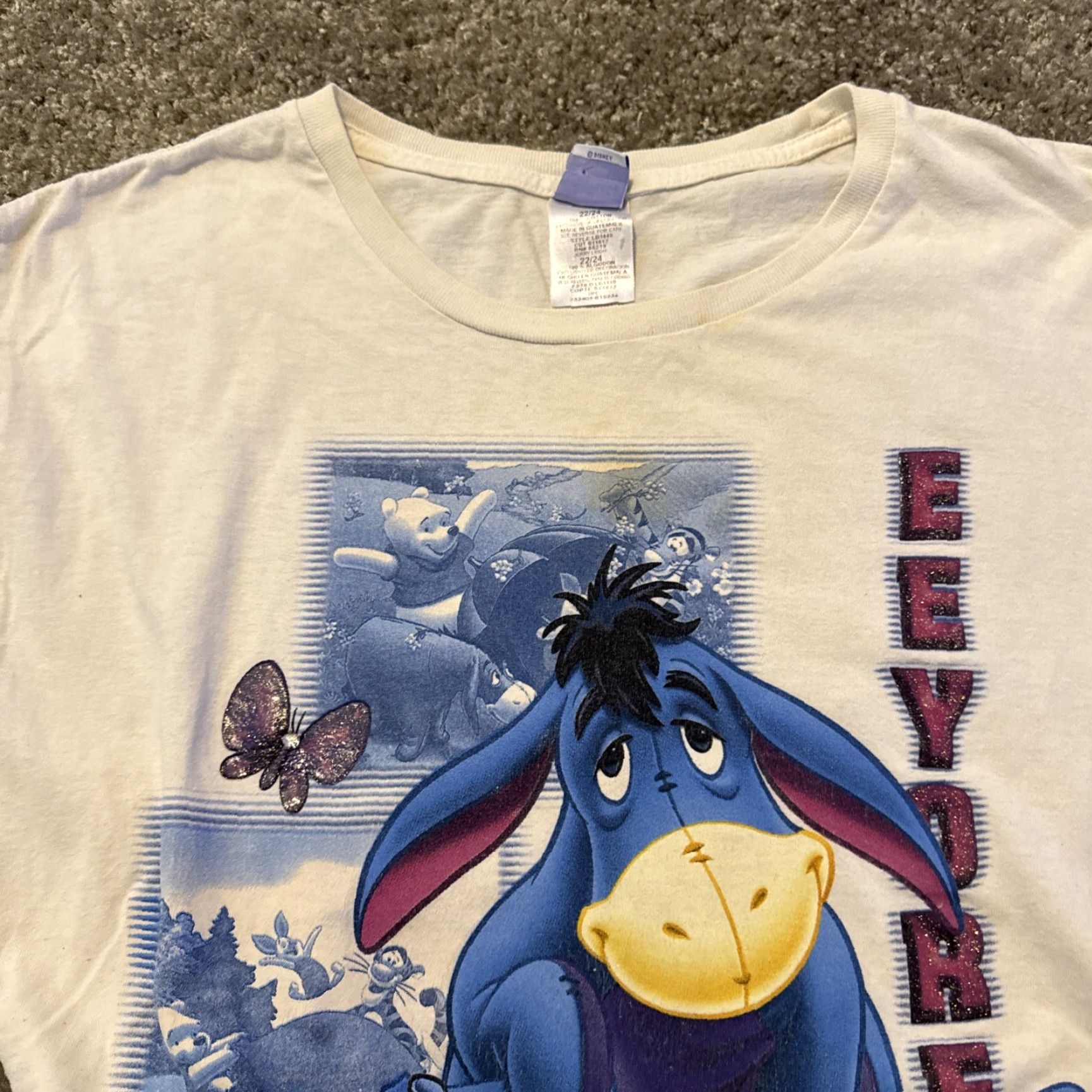 Disney VINTAGE 90s Winnie the Pooh Disney T-Shirt White Womens 2XL XL/2XL Shirt Size XXL / US 16-18 / IT 52-54 - 7 Thumbnail