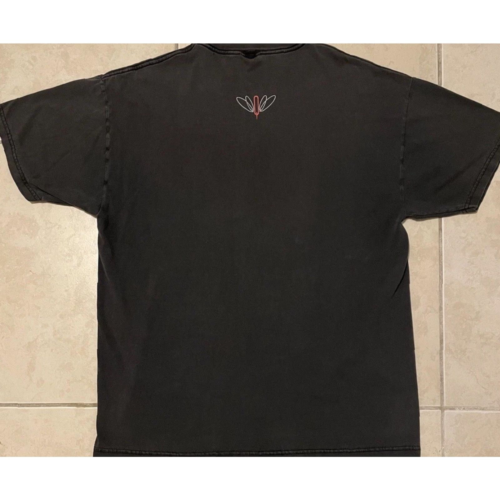 Thrasher VINTAGE 90s Mosquito Faded Distressed Shirt L Black Thrashed T-Shirt Men Short Sleeve Surf Skate Grunge Hip Hop Rave Punk Rock USA USA Size US L / EU 52-54 / 3 - 2 Thumbnail