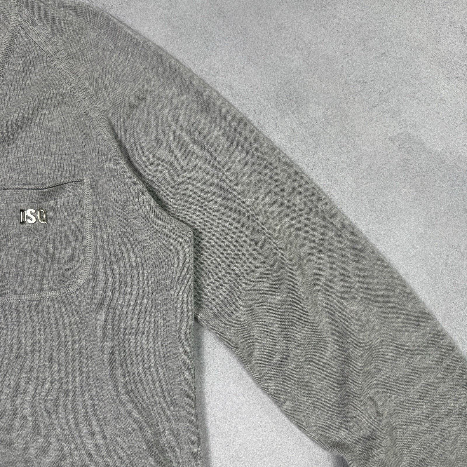 Dsquared2 Dsquared2 Men Grey Cardigan Casual Cotton Size US L / EU 52-54 / 3 - 6 Thumbnail