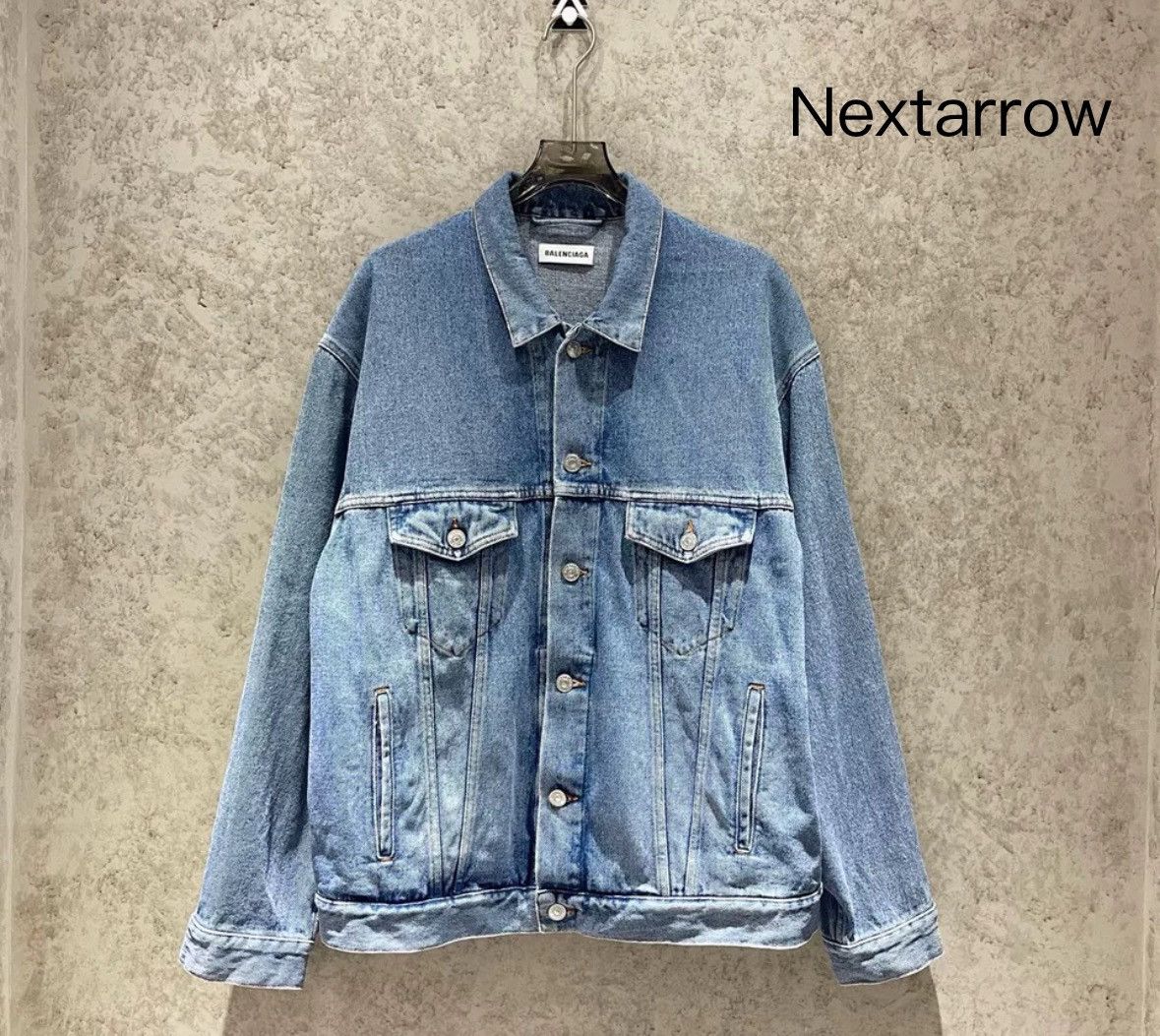 Balenciaga Balenciaga Seven Nation Language Blue Cowboy Coat Size US S / EU 44-46 / 1 - 1 Thumbnail