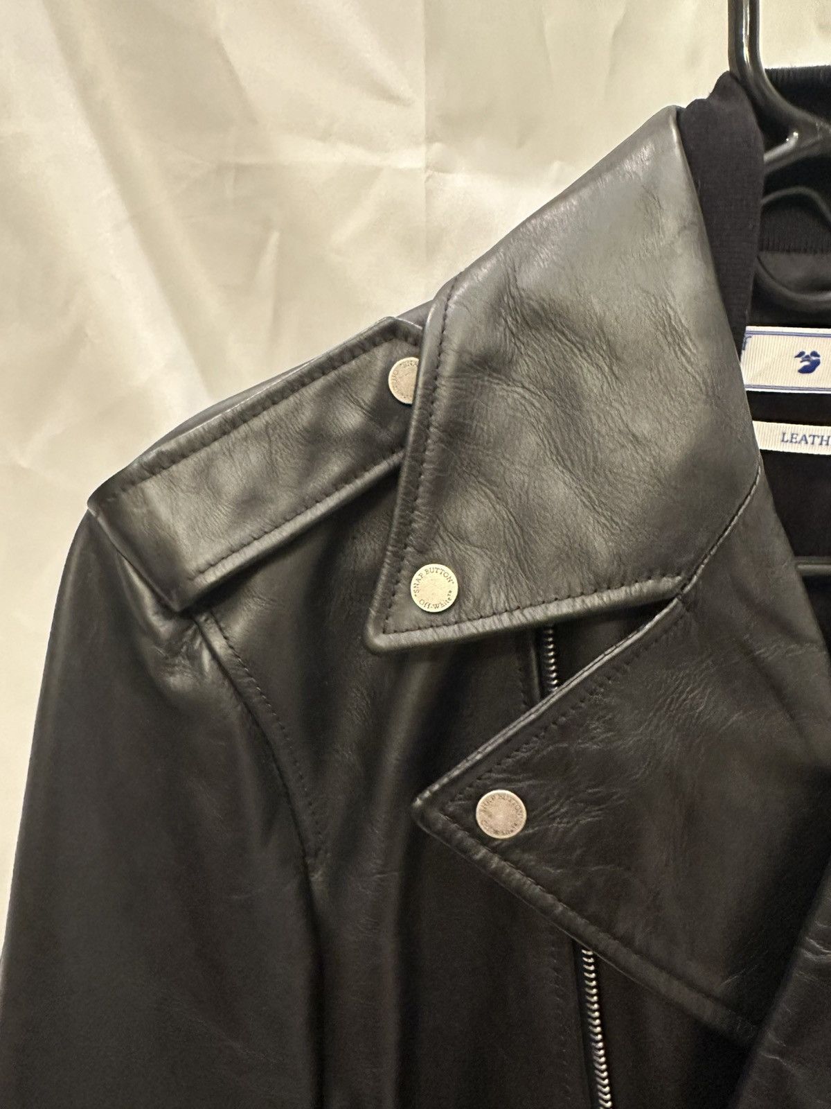 Off-White OFF-WHITE Leather Jacket Size US M / EU 48-50 / 2 - 8 Thumbnail