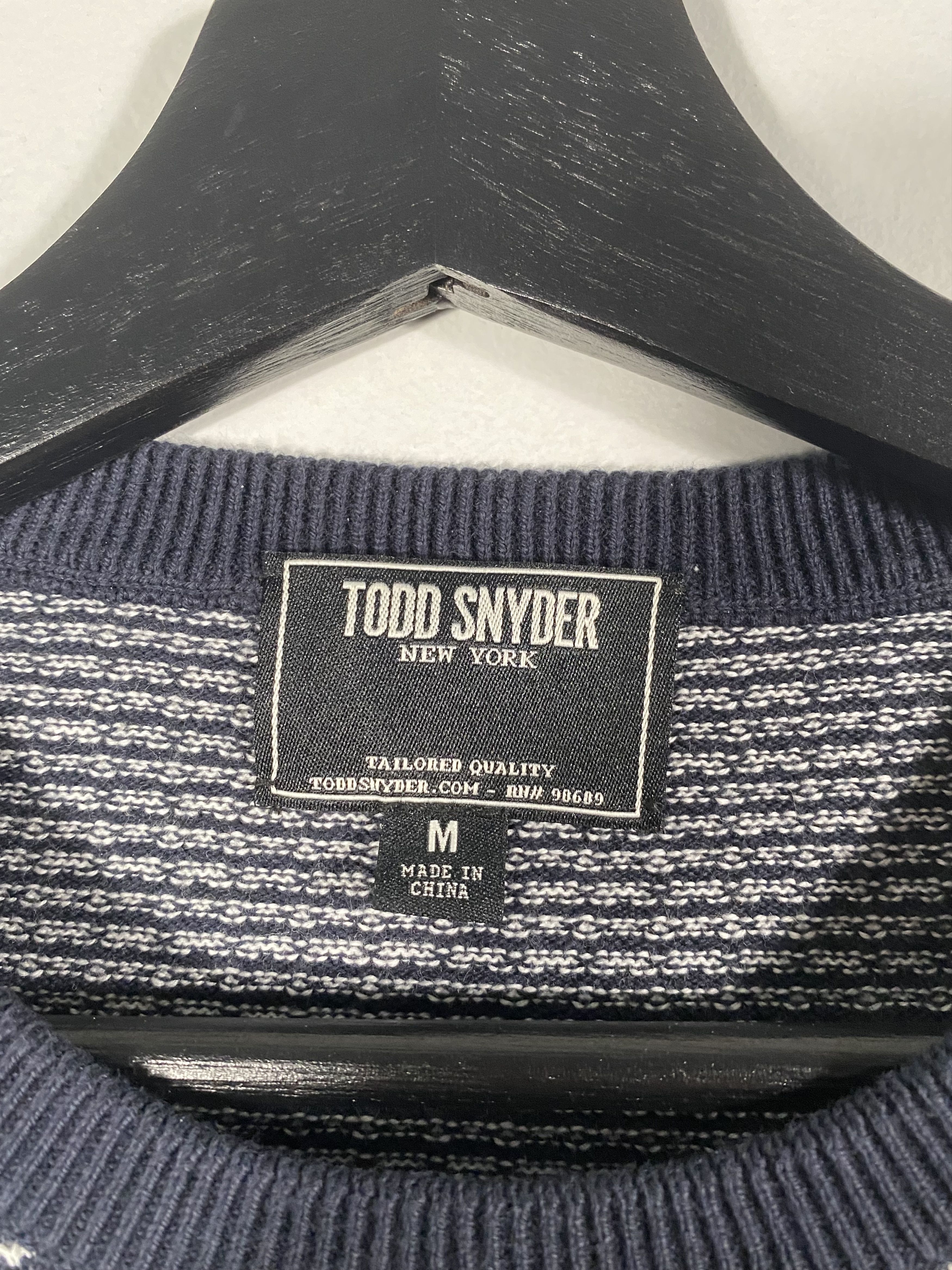 Todd Snyder Todd Snyder Striped Cotton Knit Sweater Size M Size US M / EU 48-50 / 2 - 2 Thumbnail