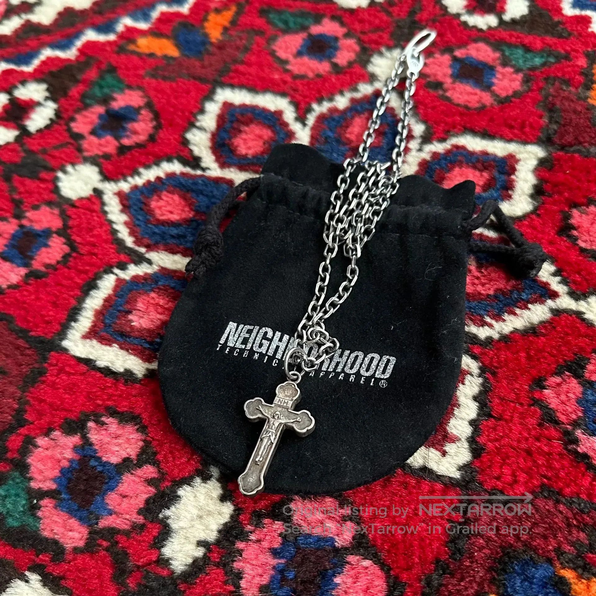 Neighborhood neighborhood silver cross necklace set. Size ONE SIZE - 1 Thumbnail