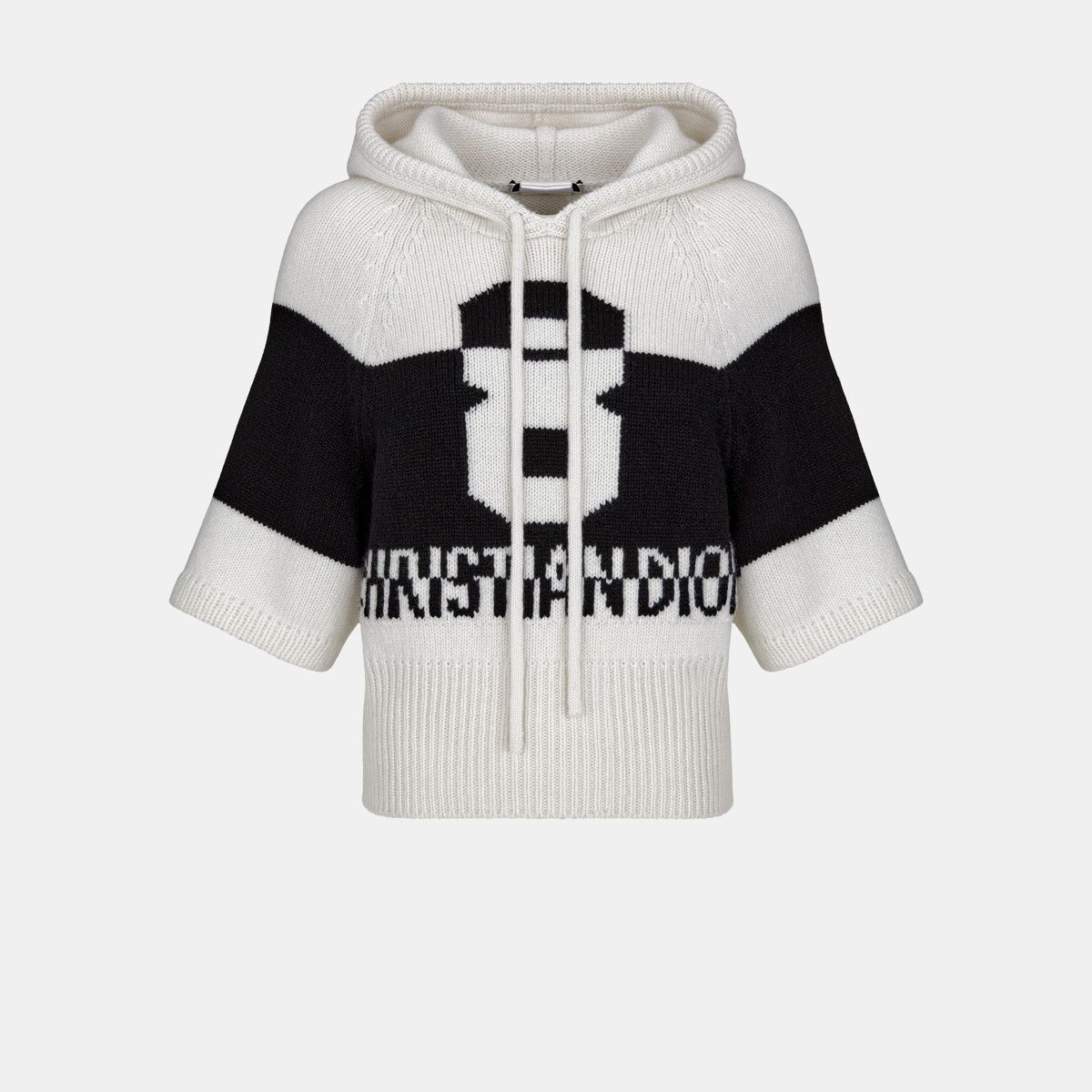 image of Dior O1Bcso1Str0224 Hoodies In Black White, Women's (Size Small)