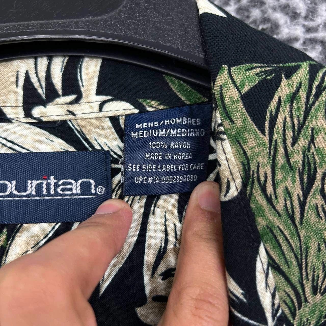 Puritan Puritan Shirt Men Hawaiian Floral Button Up Pocket M Size US M / EU 48-50 / 2 - 3 Thumbnail