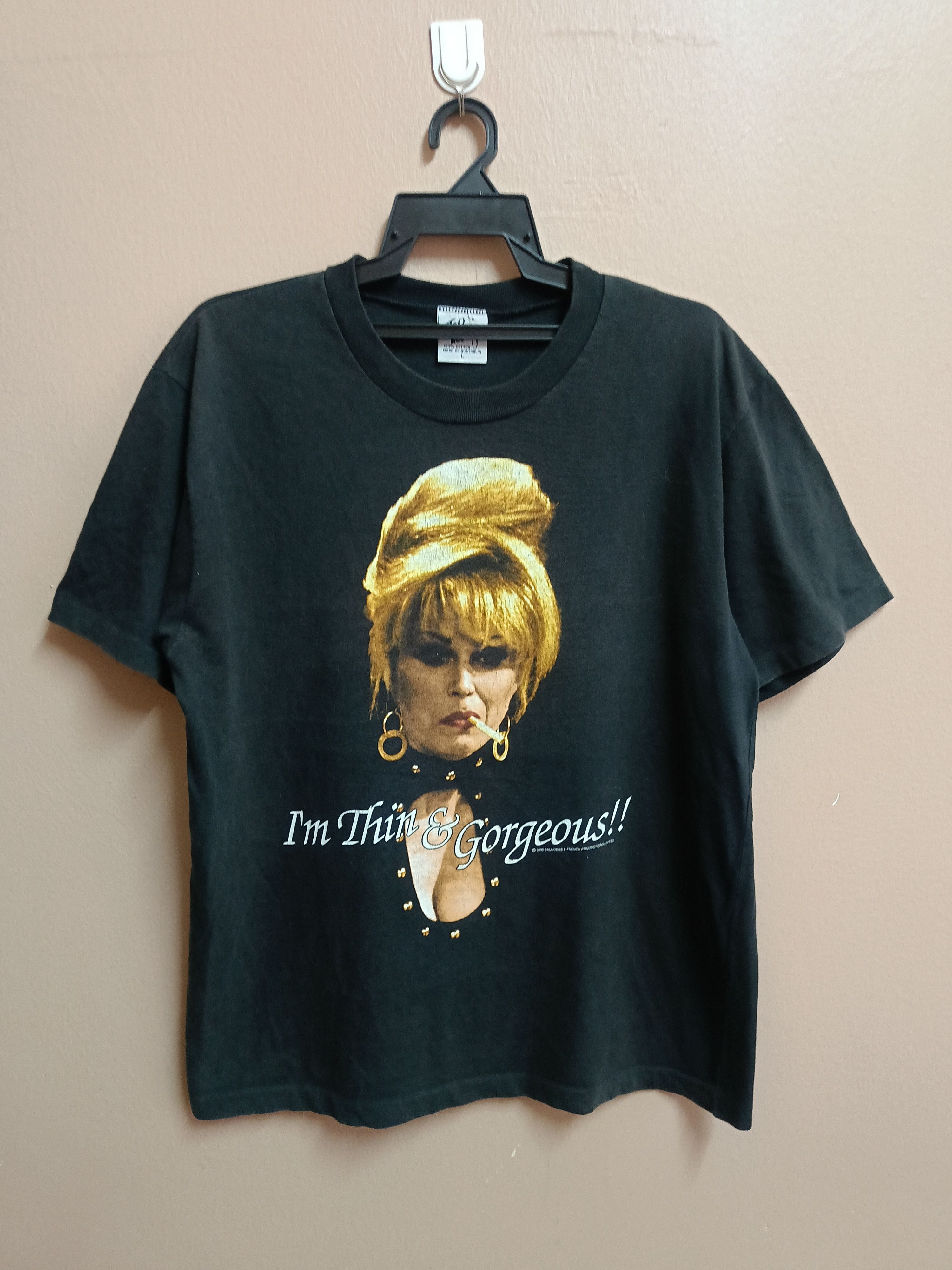 Vintage Vtg 90s Absolutely Fabulous movie film shirt Size US M / EU 48-50 / 2 - 1 Thumbnail
