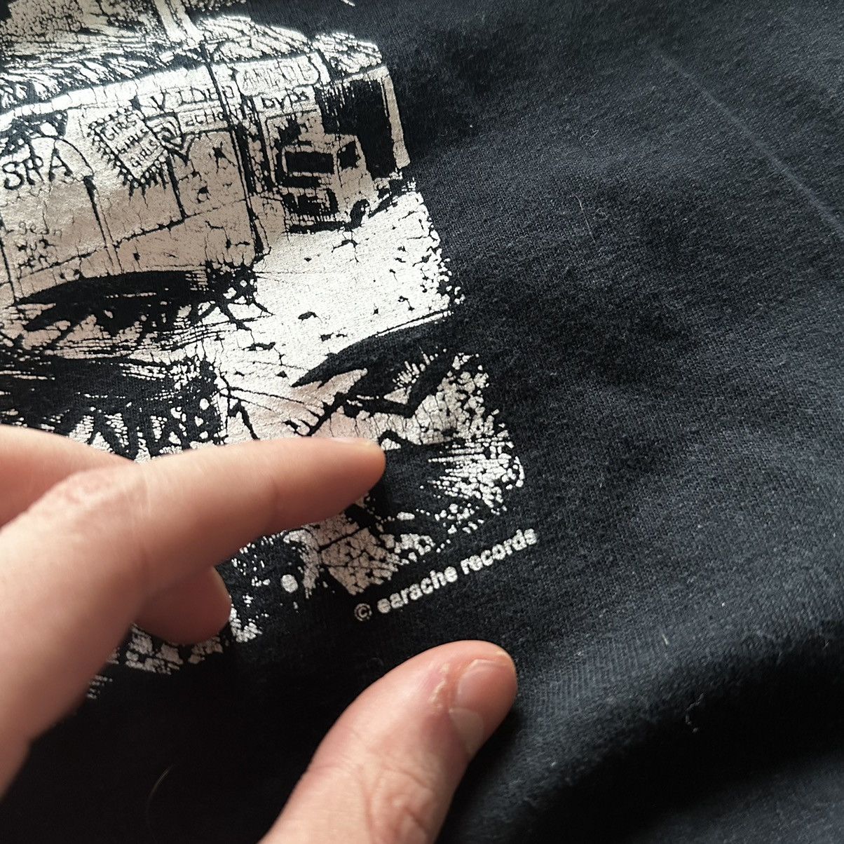 Band Tees × Vintage vintage tee insect warfare bandtee Size US M / EU 48-50 / 2 - 3 Thumbnail