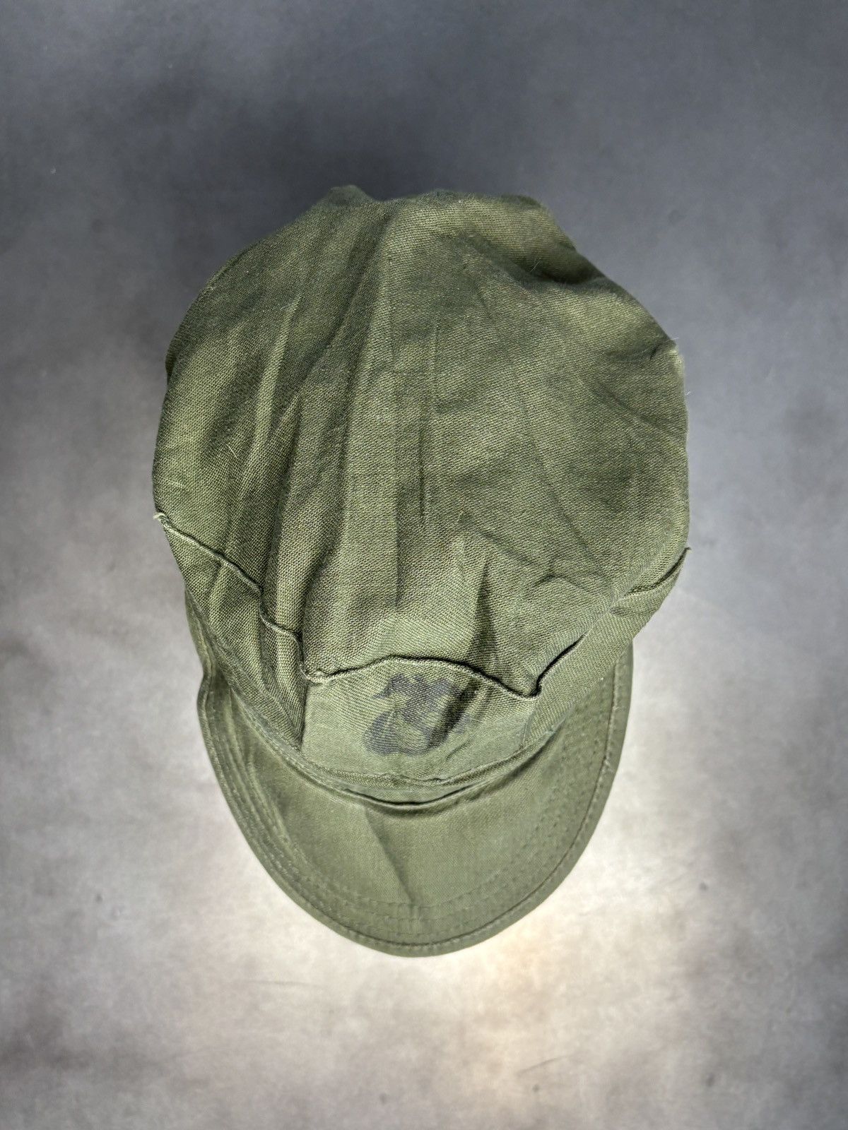 Vintage Vintage US Marine Corps Utility Hat Vietnam Drab Field EGA Size ONE SIZE - 11 Thumbnail