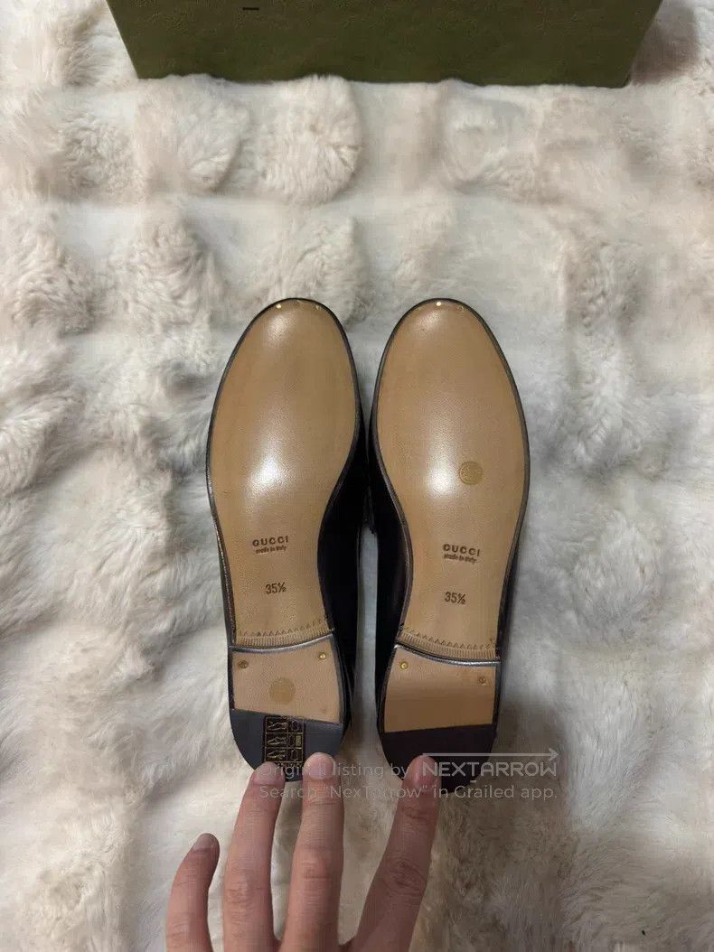 Gucci Guicci Horseshoe Buckle Loafers Leather Shoes Size US 5 / IT 35 - 5 Thumbnail