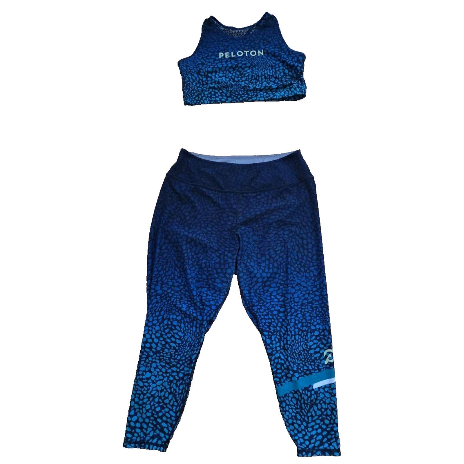 Peloton Peloton WITH blue bra and leggings SET Blue 2X A001267 Size 28" / US 6 / IT 42 - 5 Thumbnail