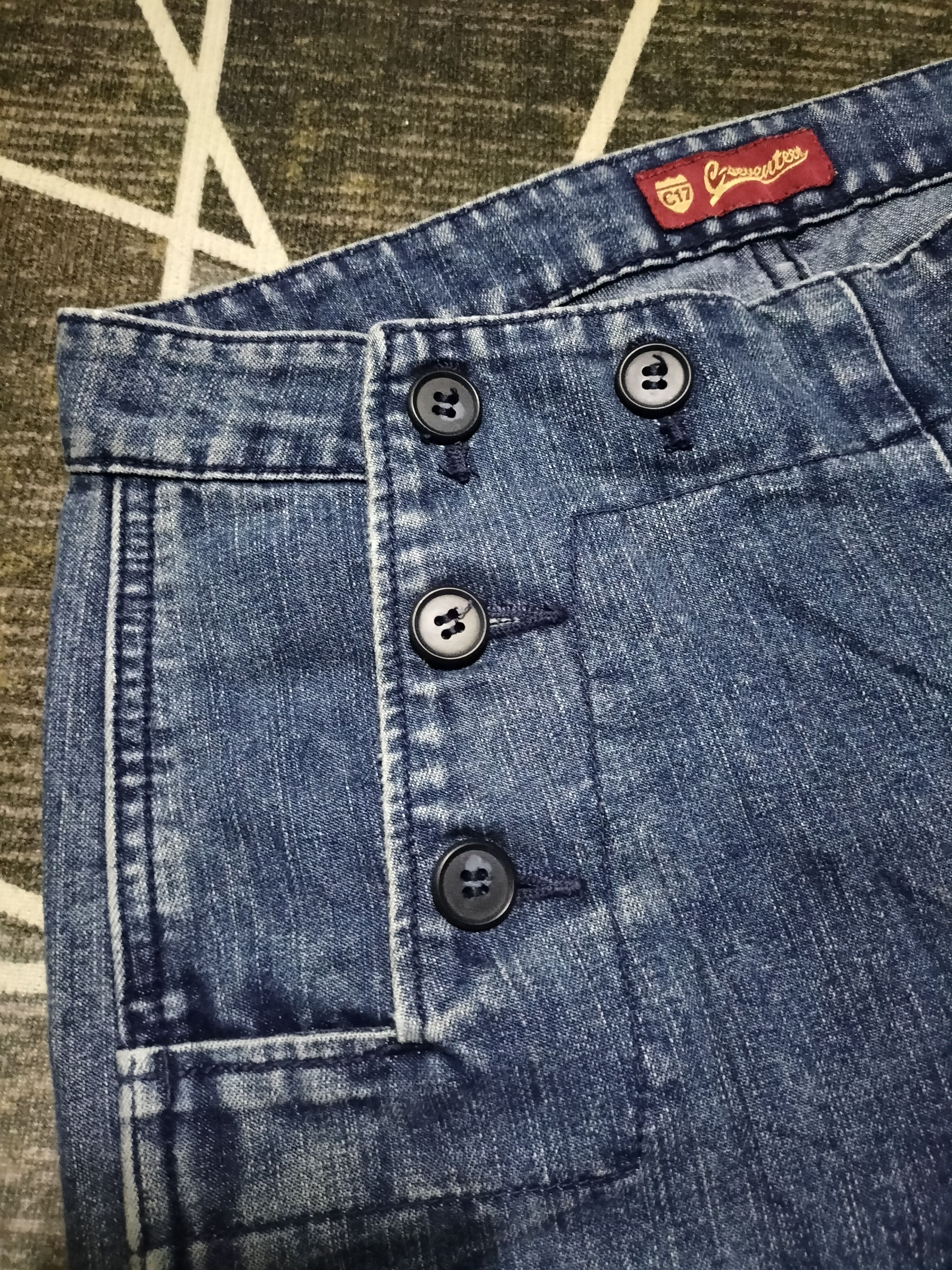 Naval Clothing Factory Vintage C 17 Navy Denim Fashion Girls USN 40s Size 30" / US 8 / IT 44 - 4 Thumbnail