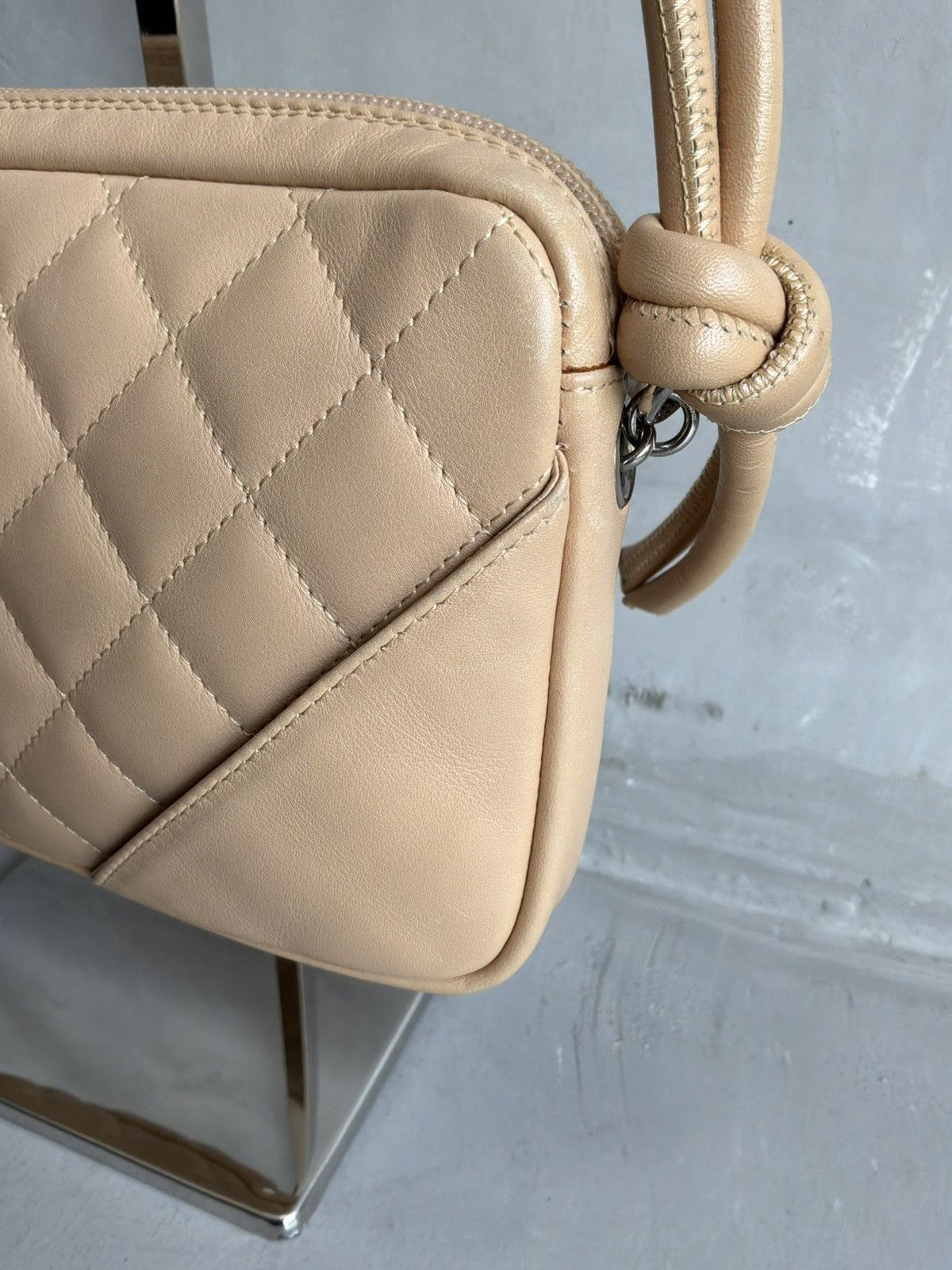 Chanel Chanel - Beige Ligne Cambon Pochette Size ONE SIZE - 5 Thumbnail