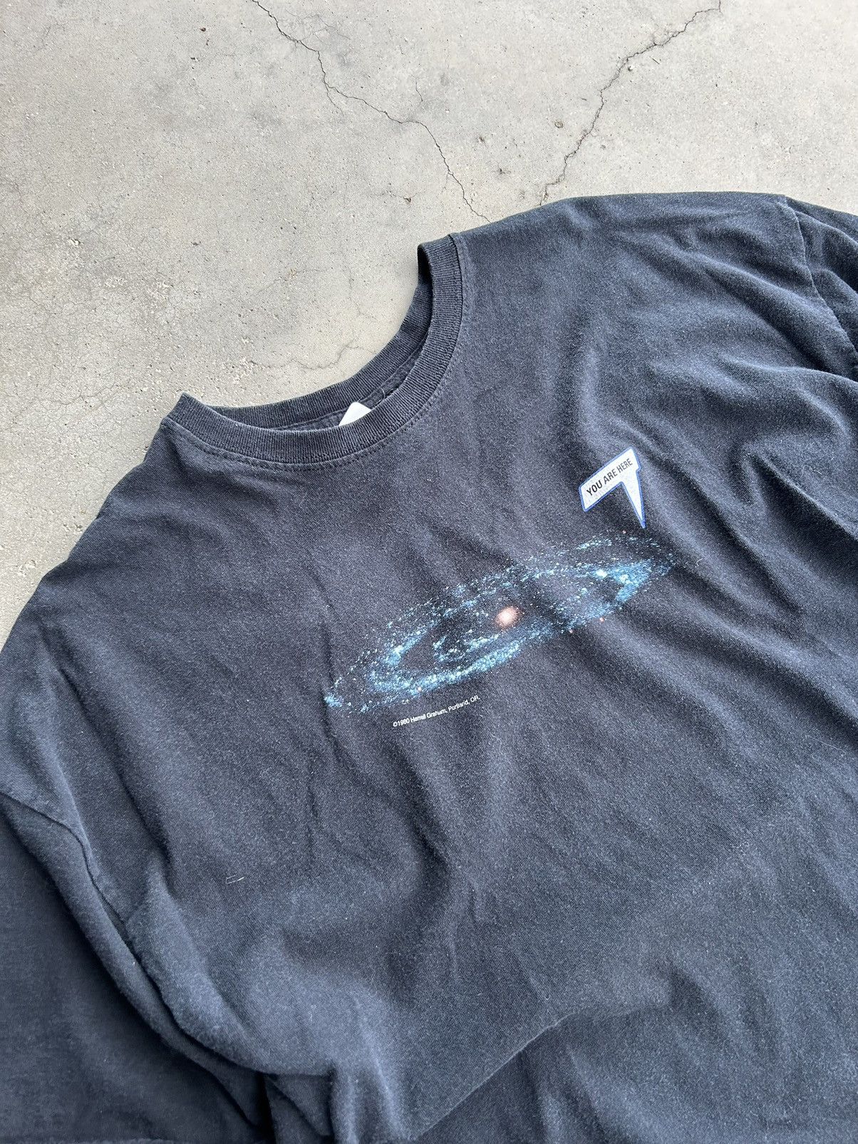 Vintage Vintage 1980s Think Geek Galaxy Shirt Size US XL / EU 56 / 4 - 2 Thumbnail