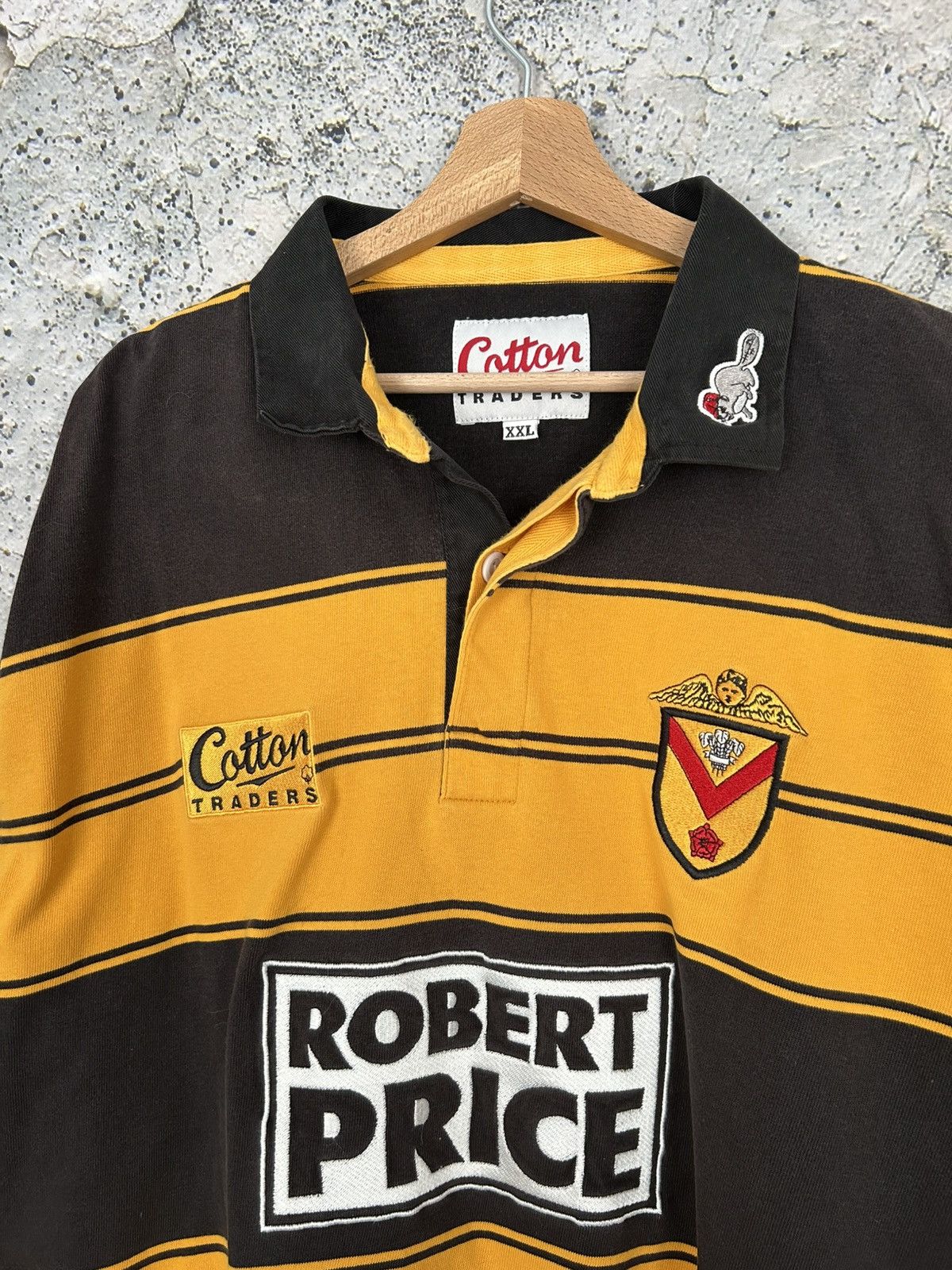 Cotton Traders Vintage Cotton Traders 90s Rugby Jersey Sport Rare Archive Size US XXL / EU 58 / 5 - 3 Thumbnail