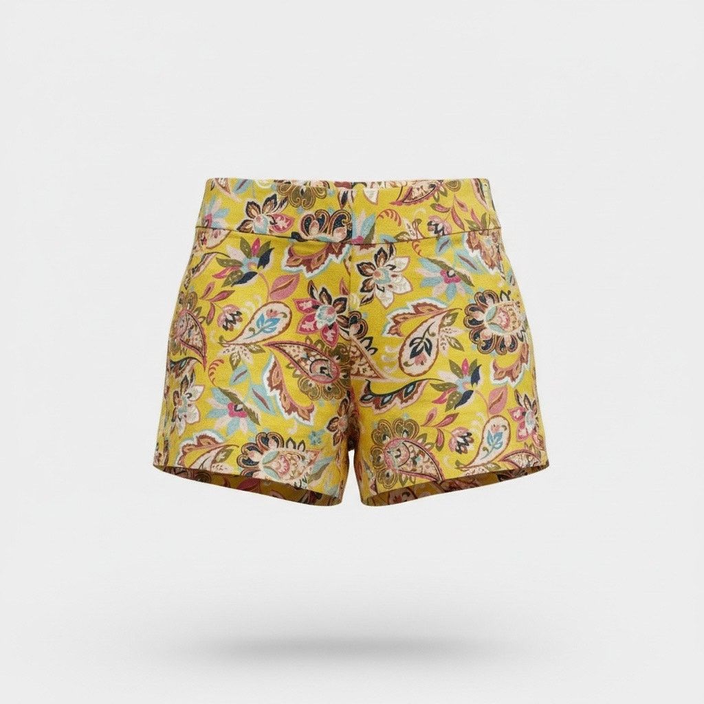 Loft LOFT Riviera Shorts Womens Size 4 Yellow Dress Shorts Size 27" / US 4 / IT 40 - 1 Thumbnail