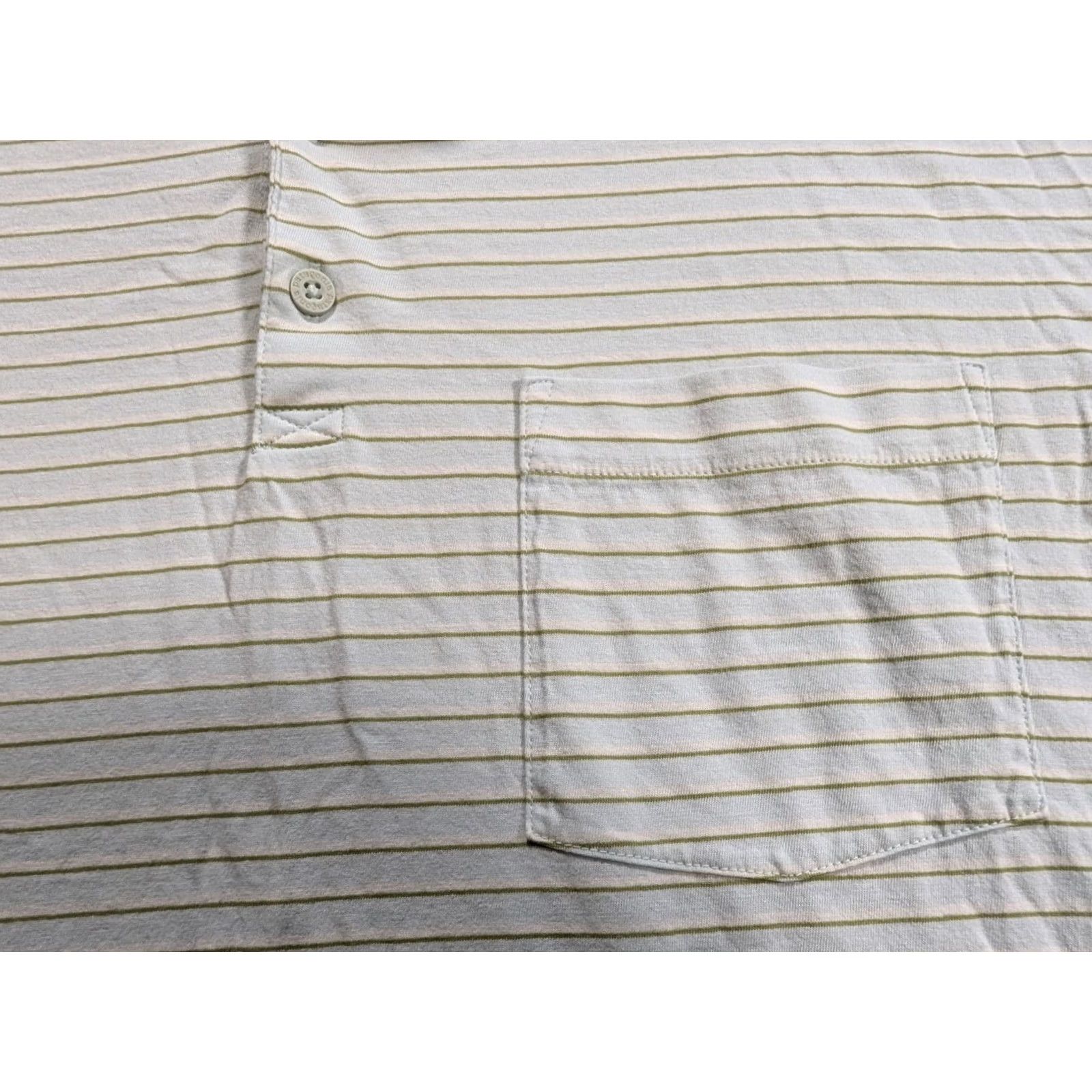 Patagonia Patagonia Polo Shirt Mens XL White Stripe Lightweight Performance Golf Shirt Size US XL / EU 56 / 4 - 3 Thumbnail