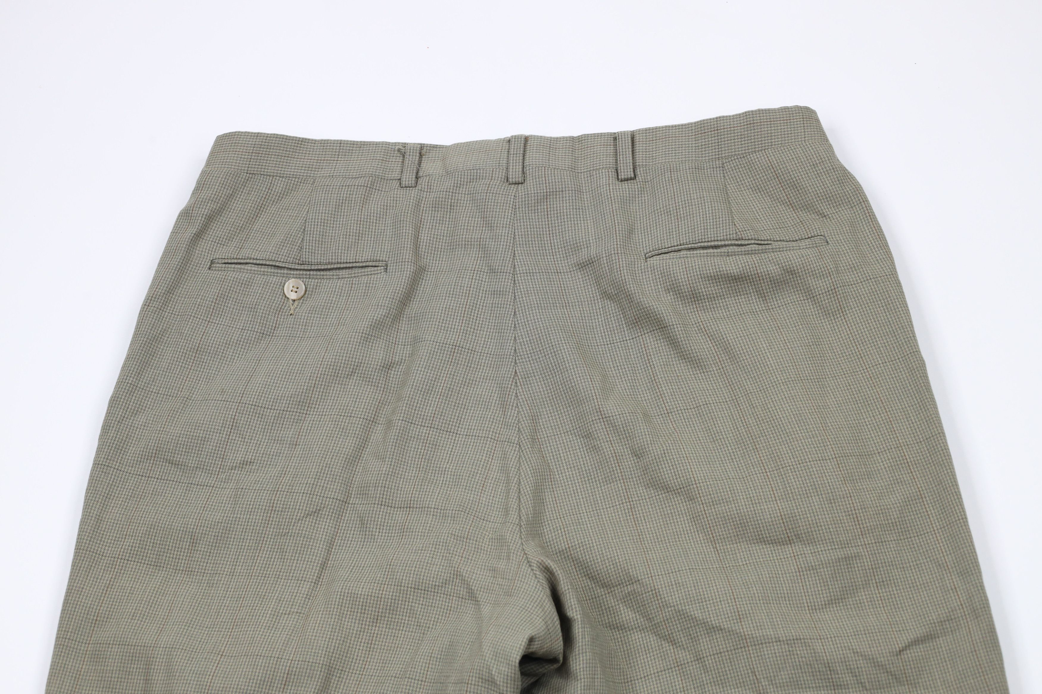 Christian Dior Monsieur × Vintage Vintage 90s Christian Dior Wide Leg Chino Pants Houndstooth Size US 36 / EU 52 - 8 Thumbnail