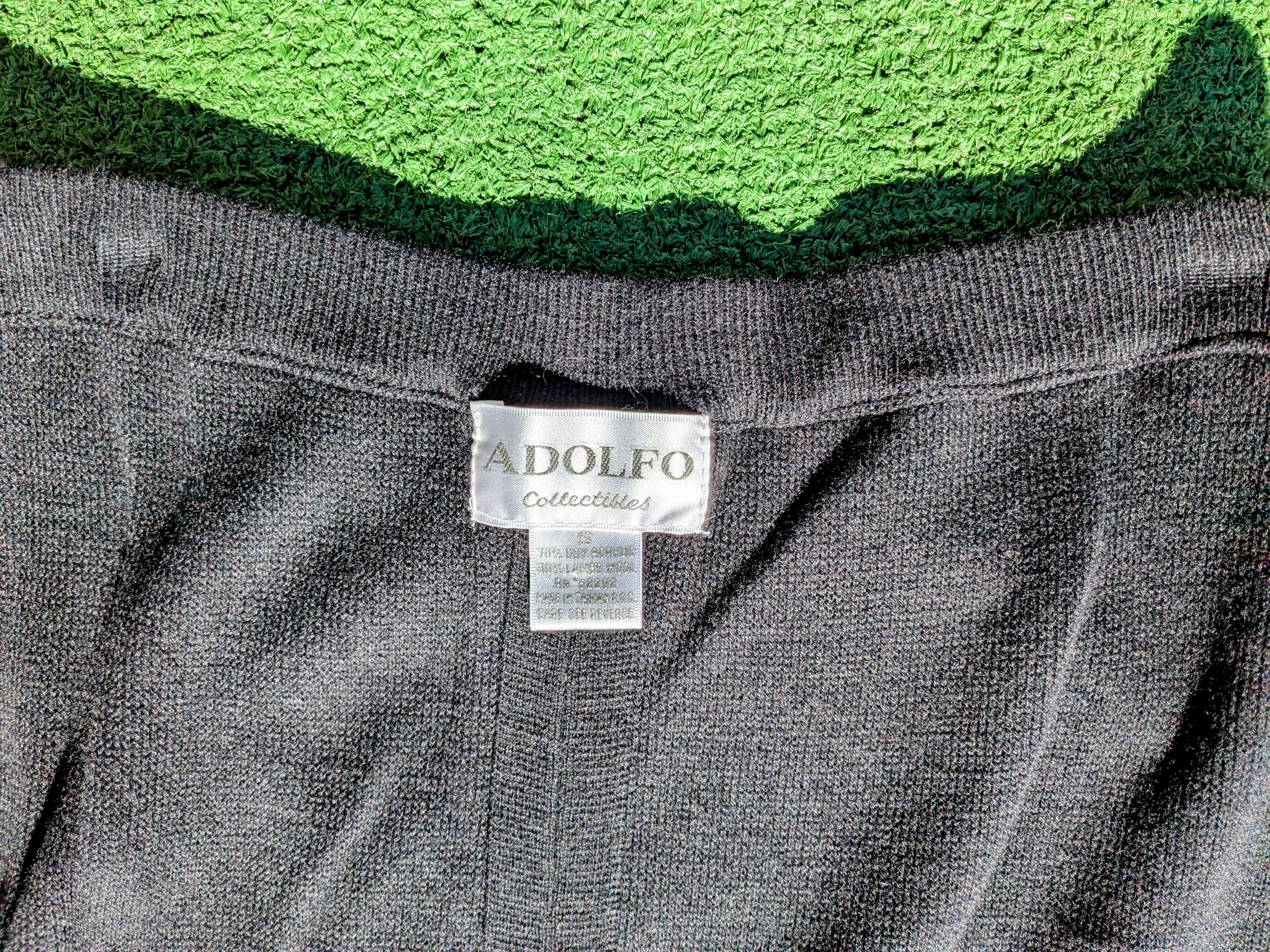 Other Adolfo Collectibles Maxi Pull-On Acrylic/Lamb Wool Skirt Size 28" / US 6 / IT 42 - 6 Thumbnail