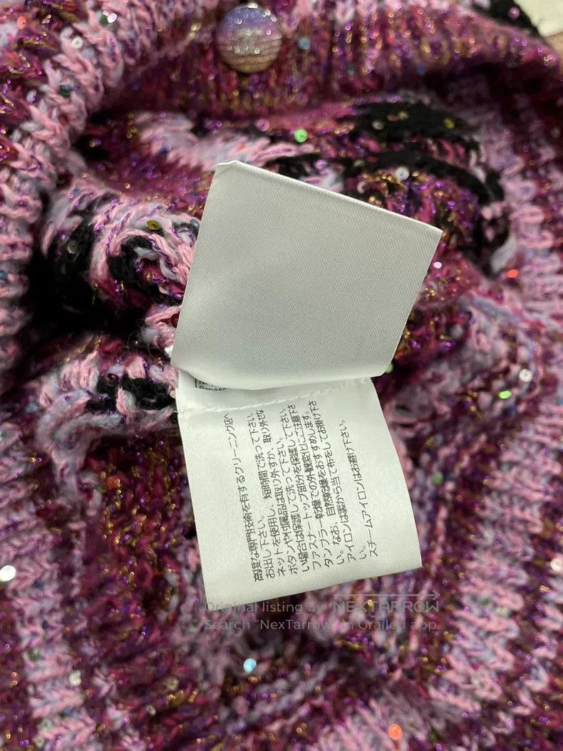 Chanel Chanel 24C Colour Sequin Coconut Grove Knitted Cardigan c Size XXS / US 00 / IT 34 - 7 Thumbnail