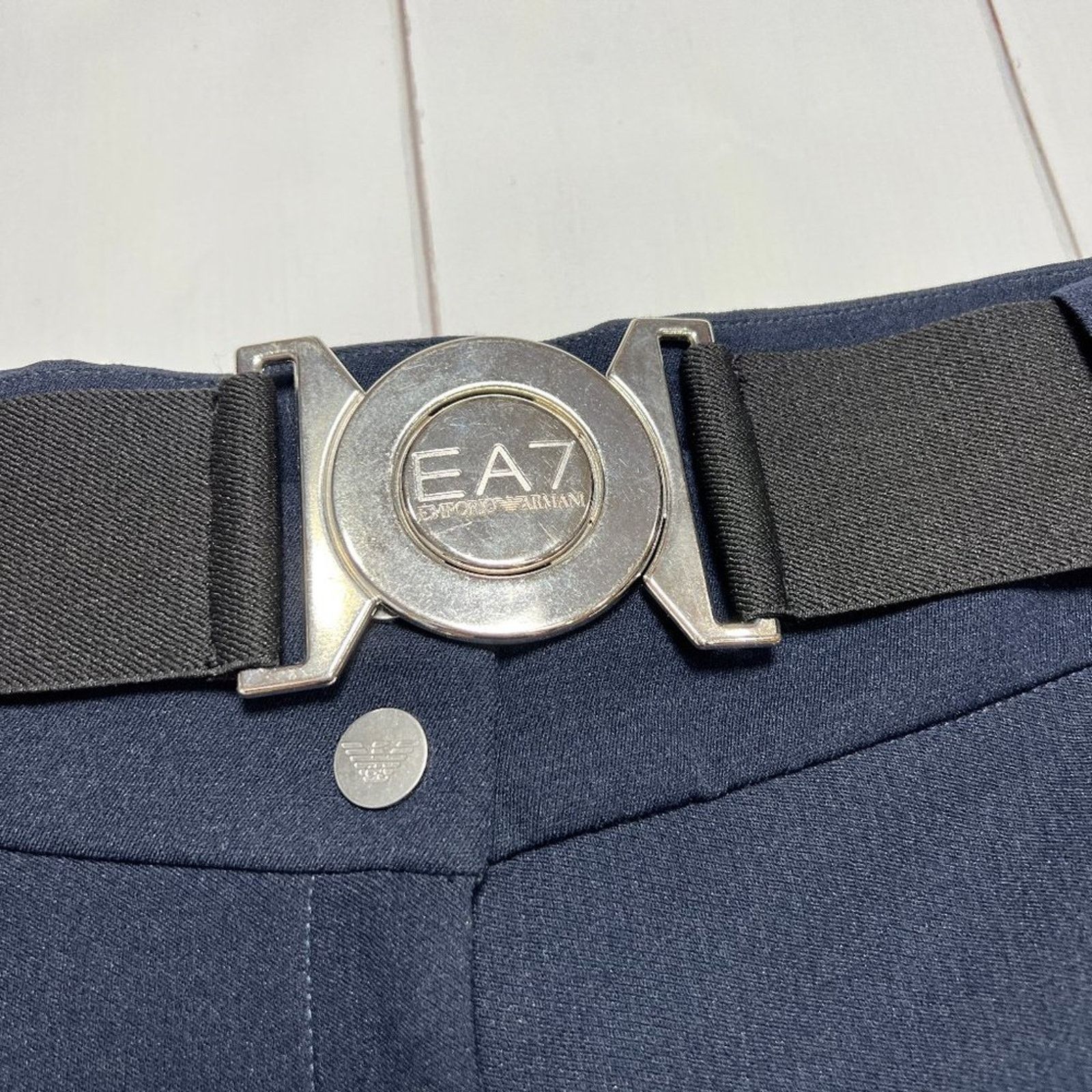 Emporio Armani Emporio Armani EA7 Navy Stirrup Riding Pants Size L Size 33" - 6 Thumbnail