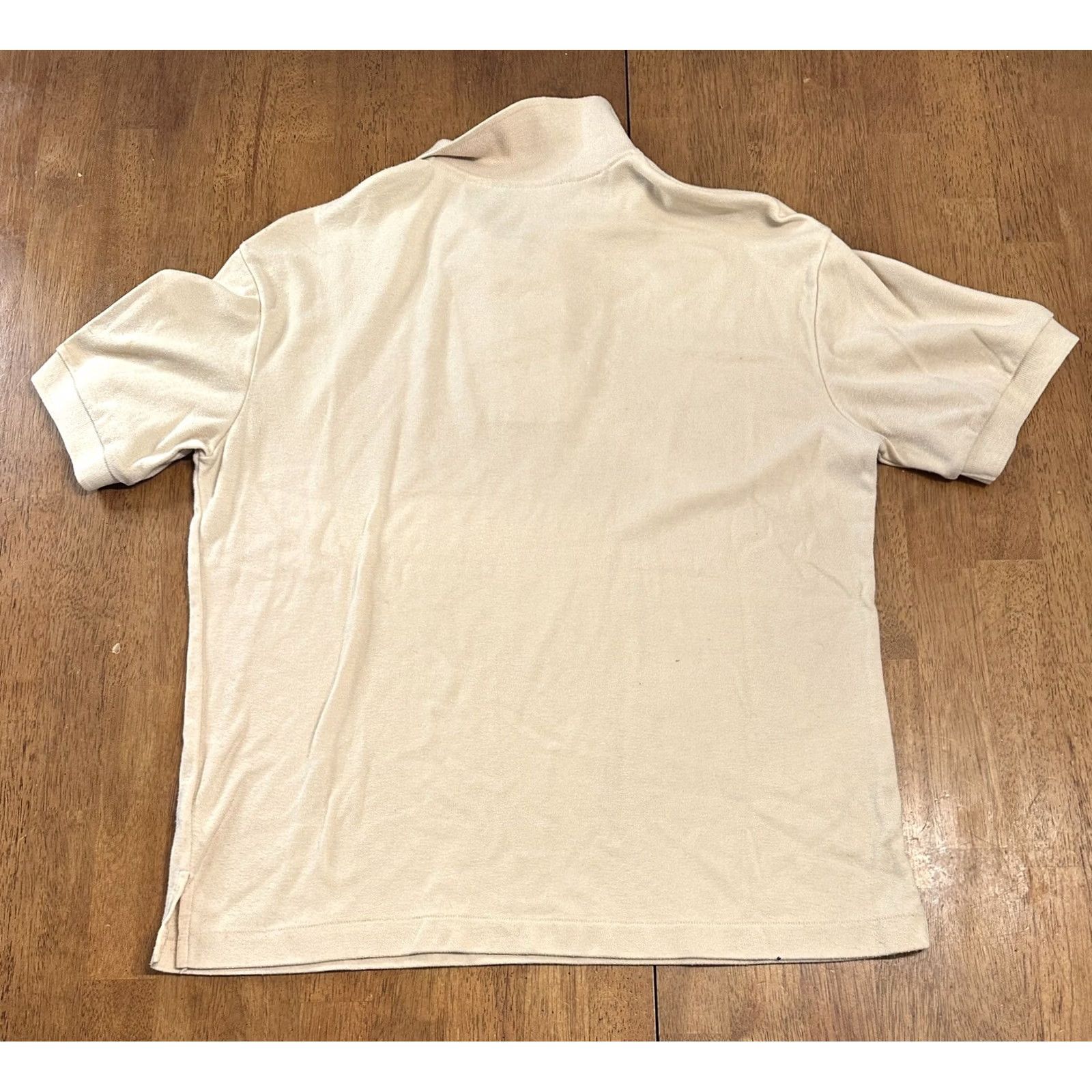 Sears VINTAGE Sears Sportswear Polo Shirt Large Beige 70s Size US L / EU 52-54 / 3 - 2 Thumbnail