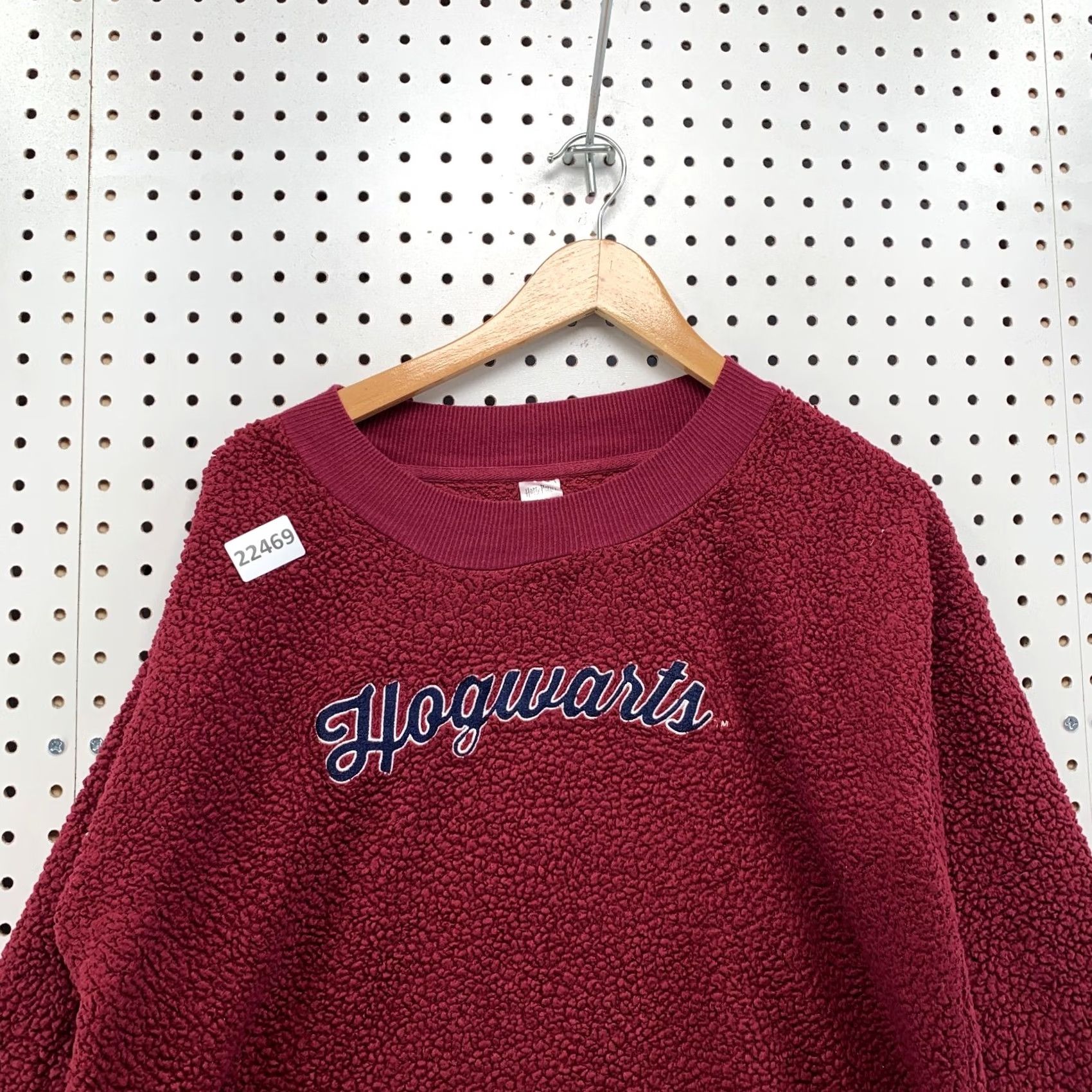 Vintage Harry Potter Shirt Womens XL Red Hogwarts Sherpa Sleepwear Sweatshirt Maroon 5x23 Size XL / US 12-14 / IT 48-50 - 5 Thumbnail