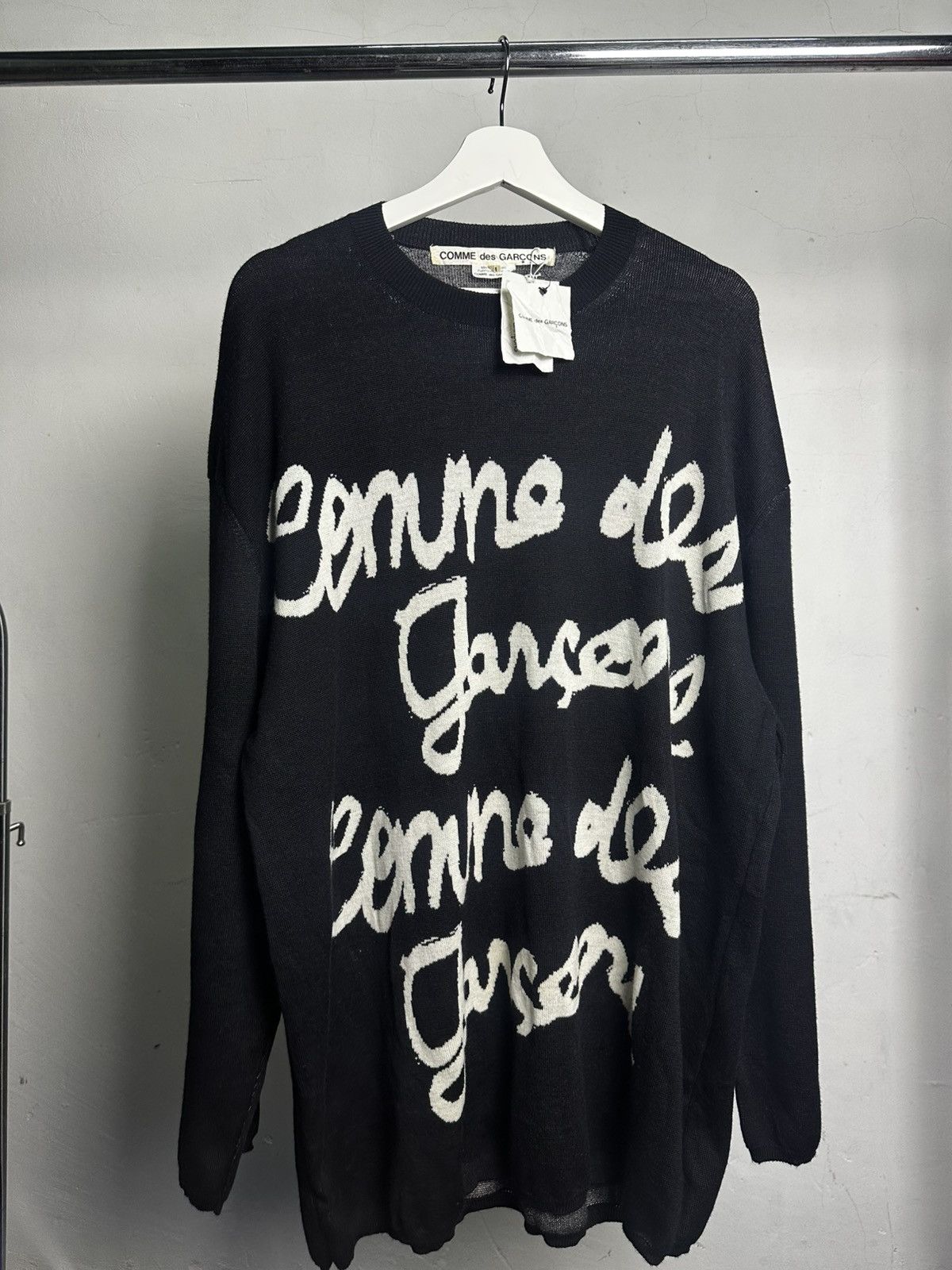 Comme des Garcons Comme Des Garcons Spellout Knitwear BNWT Size US M / EU 48-50 / 2 - 1 Thumbnail