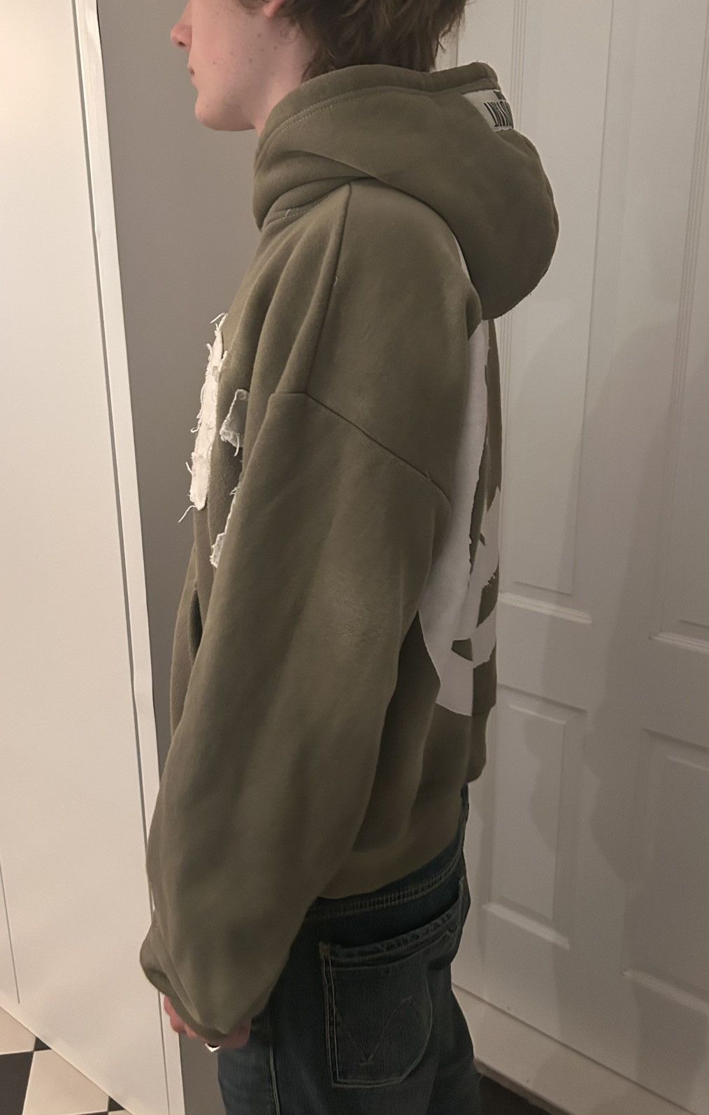 Other Clairvoyant Brand Green Hoodie, medium, white logo Size US M / EU 48-50 / 2 - 6 Thumbnail