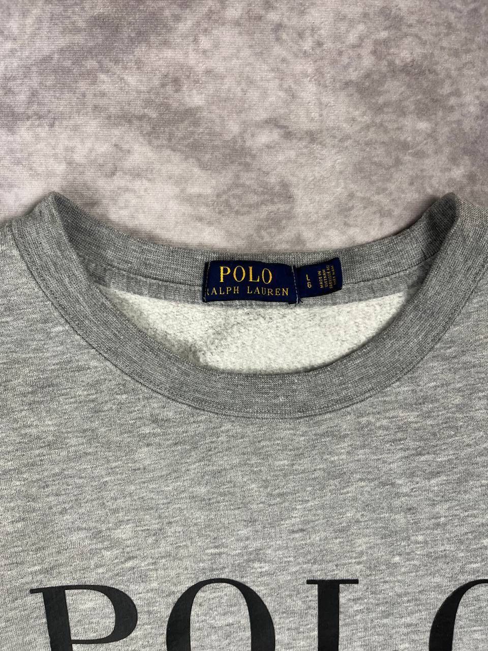 Polo Ralph Lauren [90]Polo Ralph Lauren Logo Lightweight Fleece Sweatshirt L Size US L / EU 52-54 / 3 - 2 Thumbnail