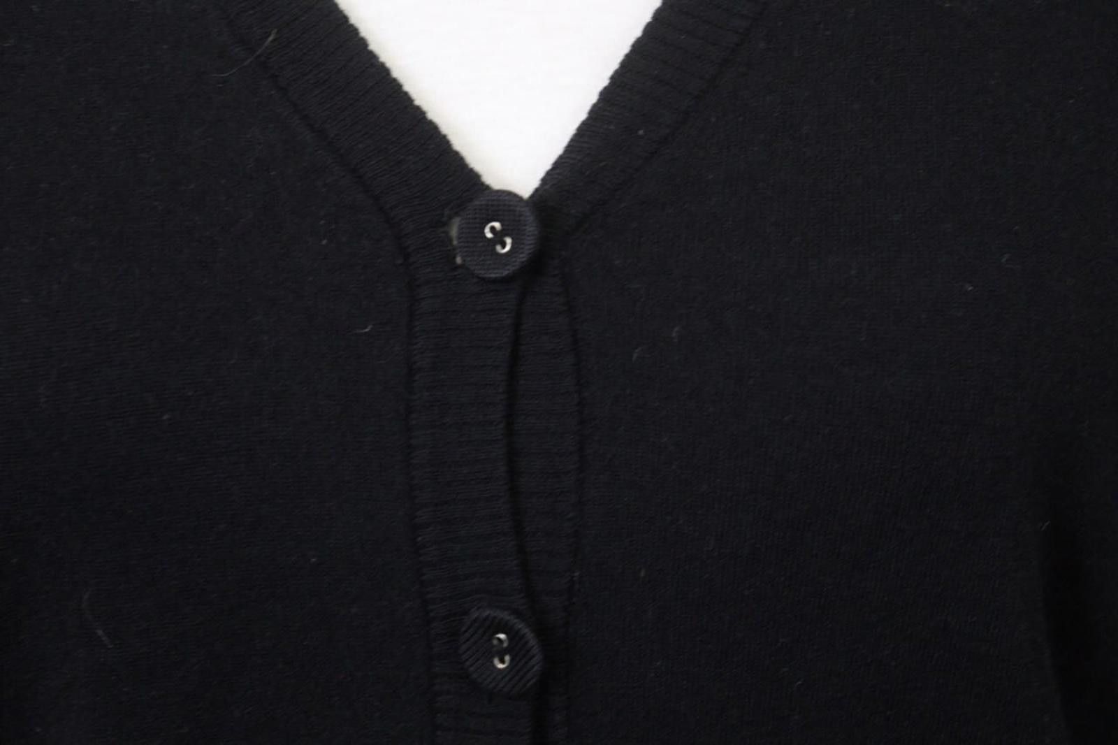 Marimekko Marimekko Black Wool Long Sleeve Front Cardigan Size XL Size XL / US 12-14 / IT 48-50 - 5 Thumbnail