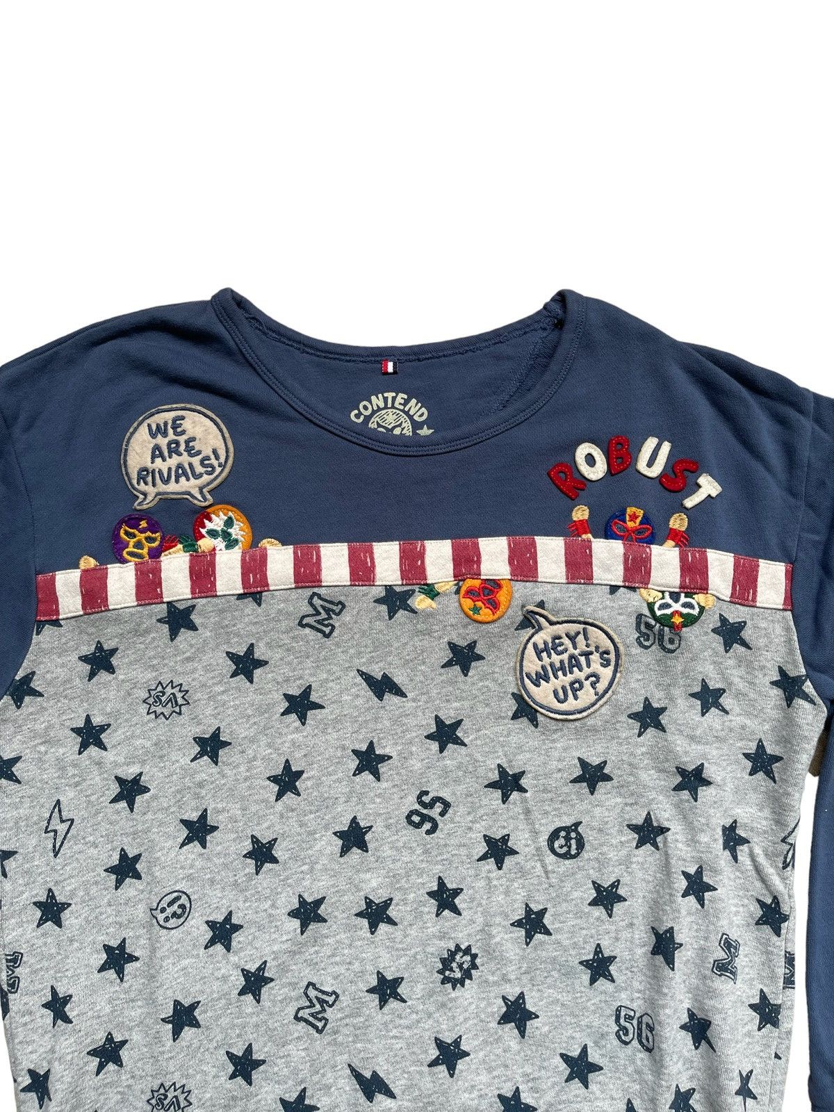 20471120 2000s Rough Japanese Brand Pop Star Sweatshirt Crewneck Size US M / EU 48-50 / 2 - 3 Thumbnail
