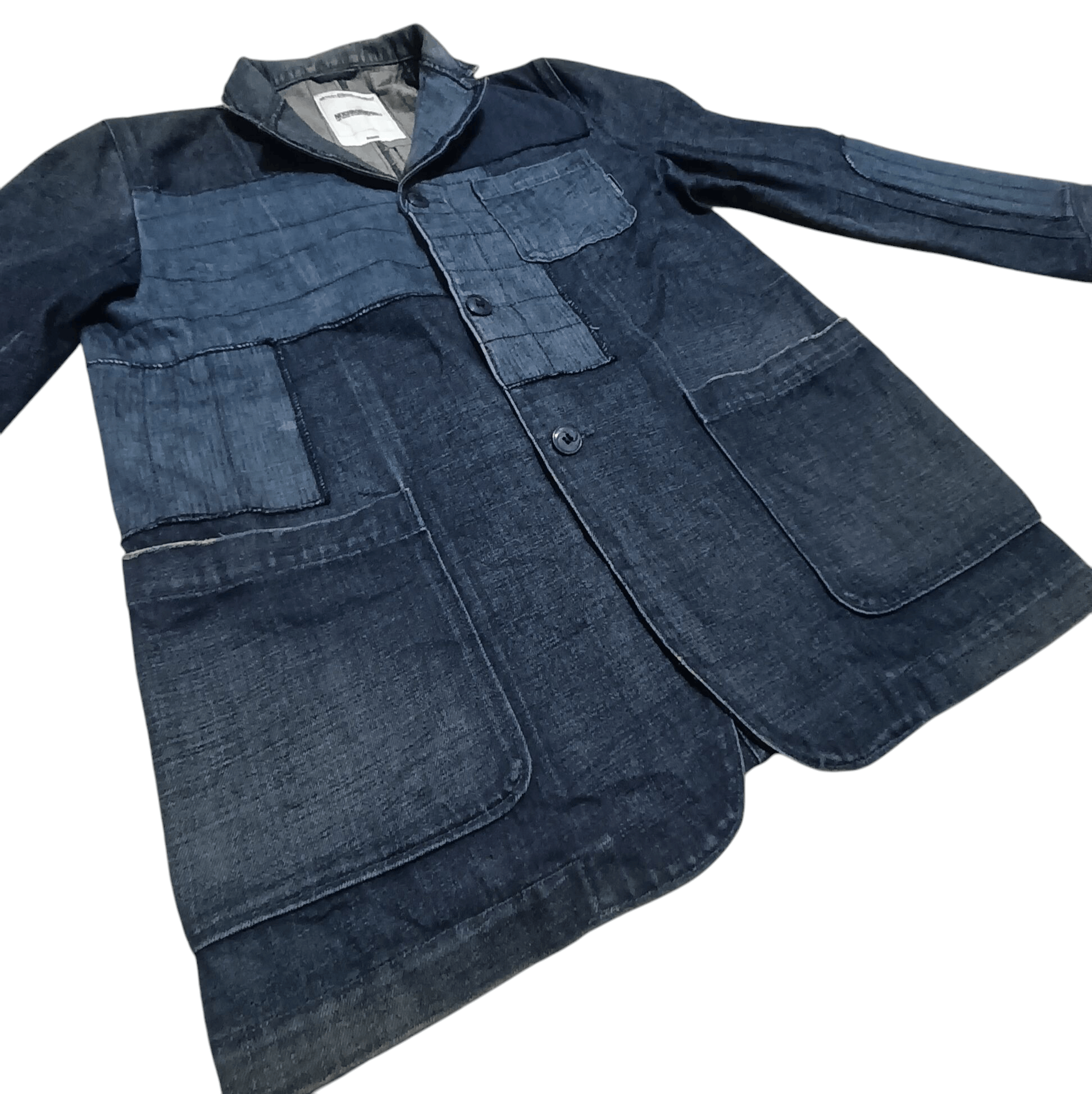 Neighborhood VINTAGE Y2K NEIGHBORHOOD PATCHWORK DENIM JACKET Size US XL / EU 56 / 4 - 3 Thumbnail