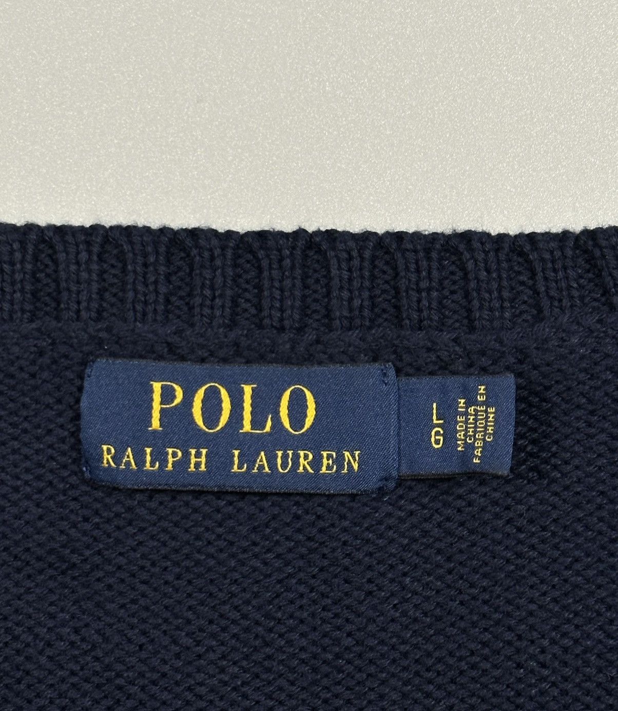 Polo Ralph Lauren Polo Ralph Lauren Big Logo Knit Sweater Size US L / EU 52-54 / 3 - 8 Thumbnail