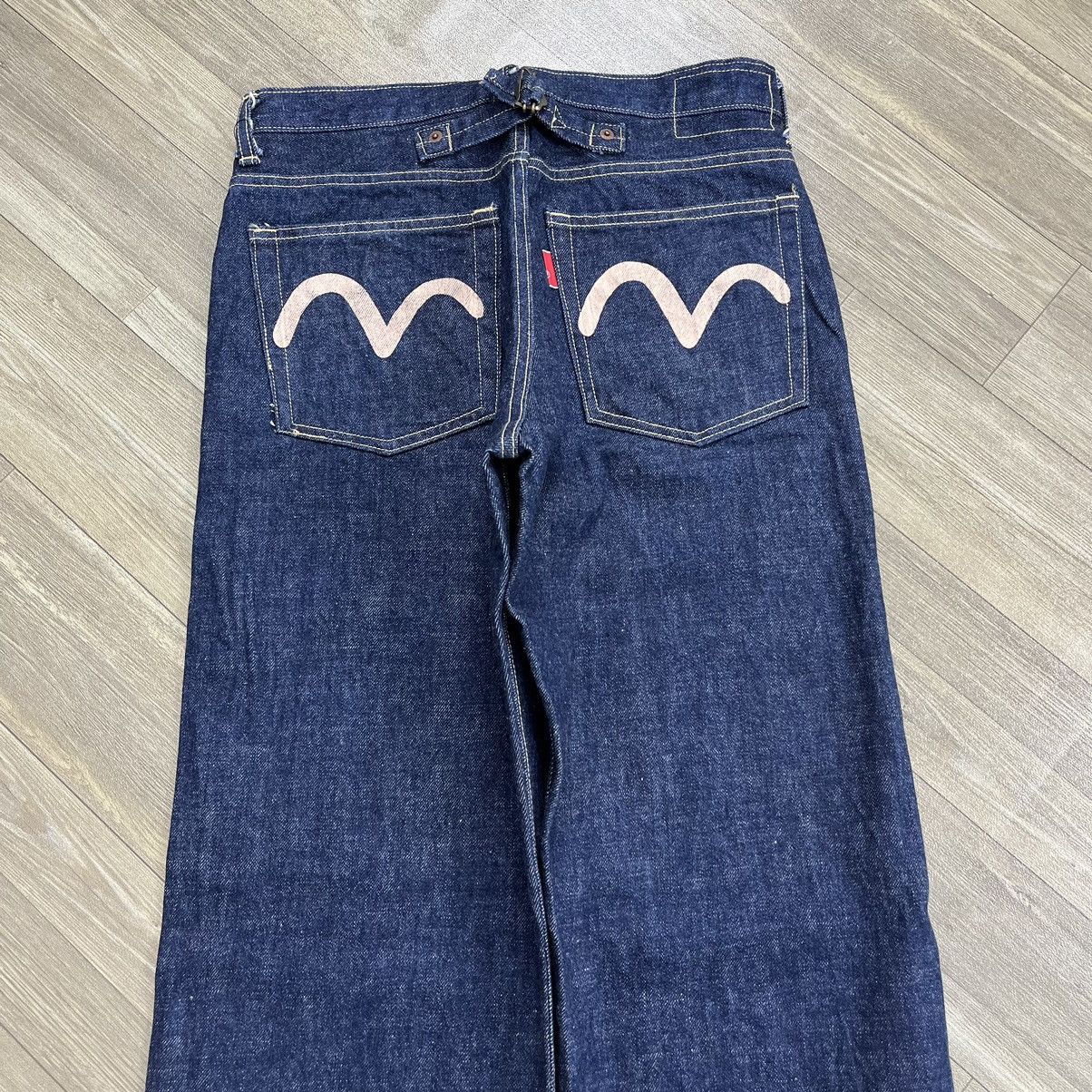 Evisu × Japanese Brand Y2K Japanese Brand Like Evisu Selvedge Buckle Back Jeans Size US 28 / EU 44 - 2 Thumbnail
