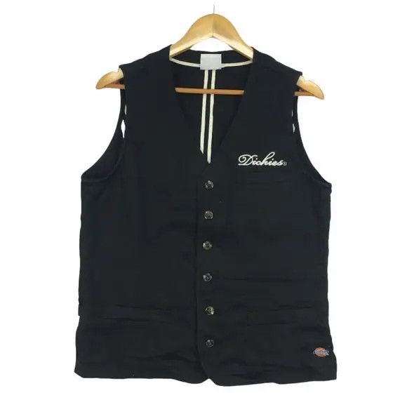 Dickies Vtg DICKIES Button Tactical Script Logo Vest Jacket Outdoor Size US M / EU 48-50 / 2 - 1 Thumbnail