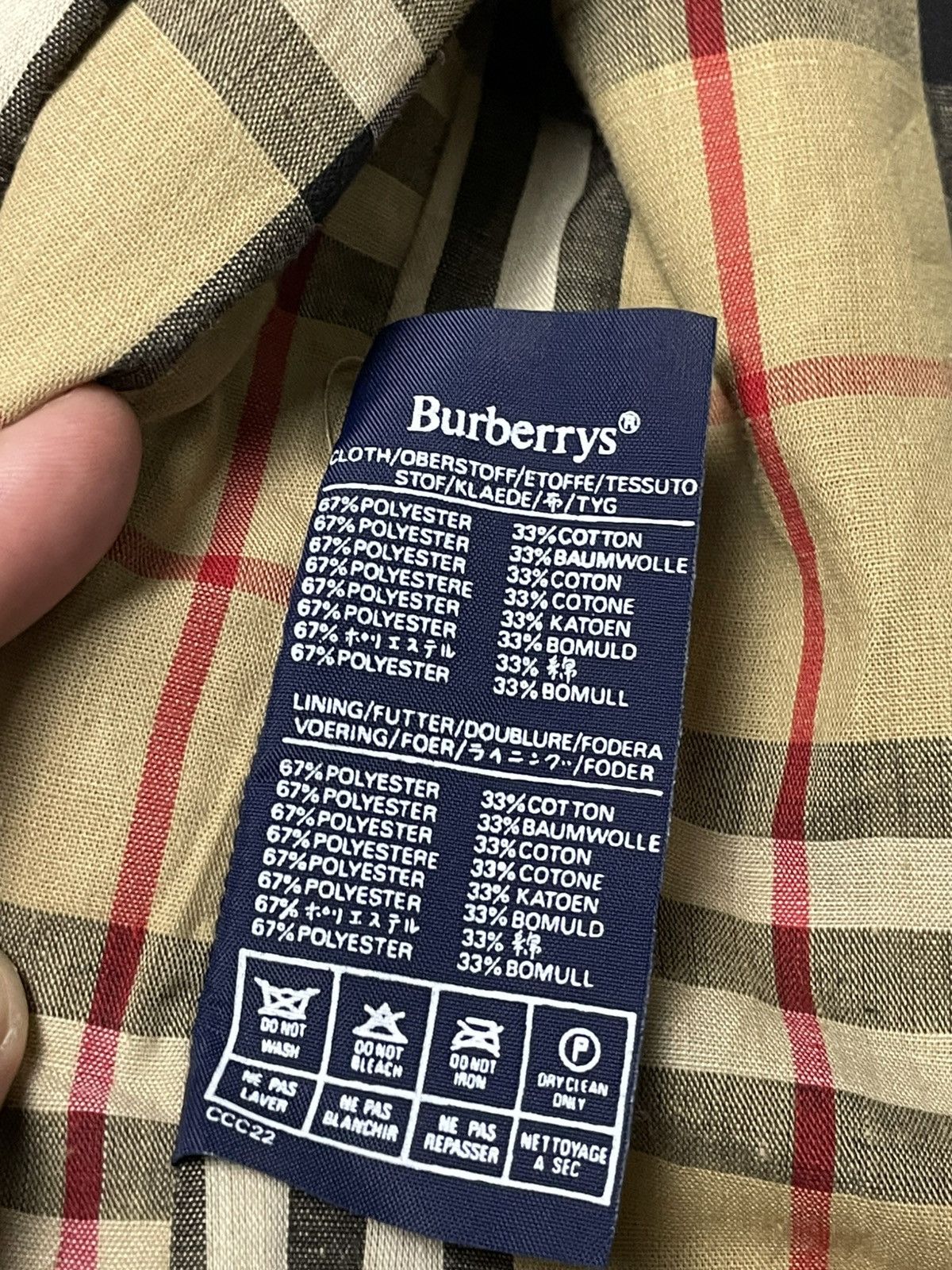 Burberry Prorsum × Designer × Vintage Vintage Burberrys Prosurm Long Trench Coat(44) Size US S / EU 44-46 / 1 - 7 Thumbnail