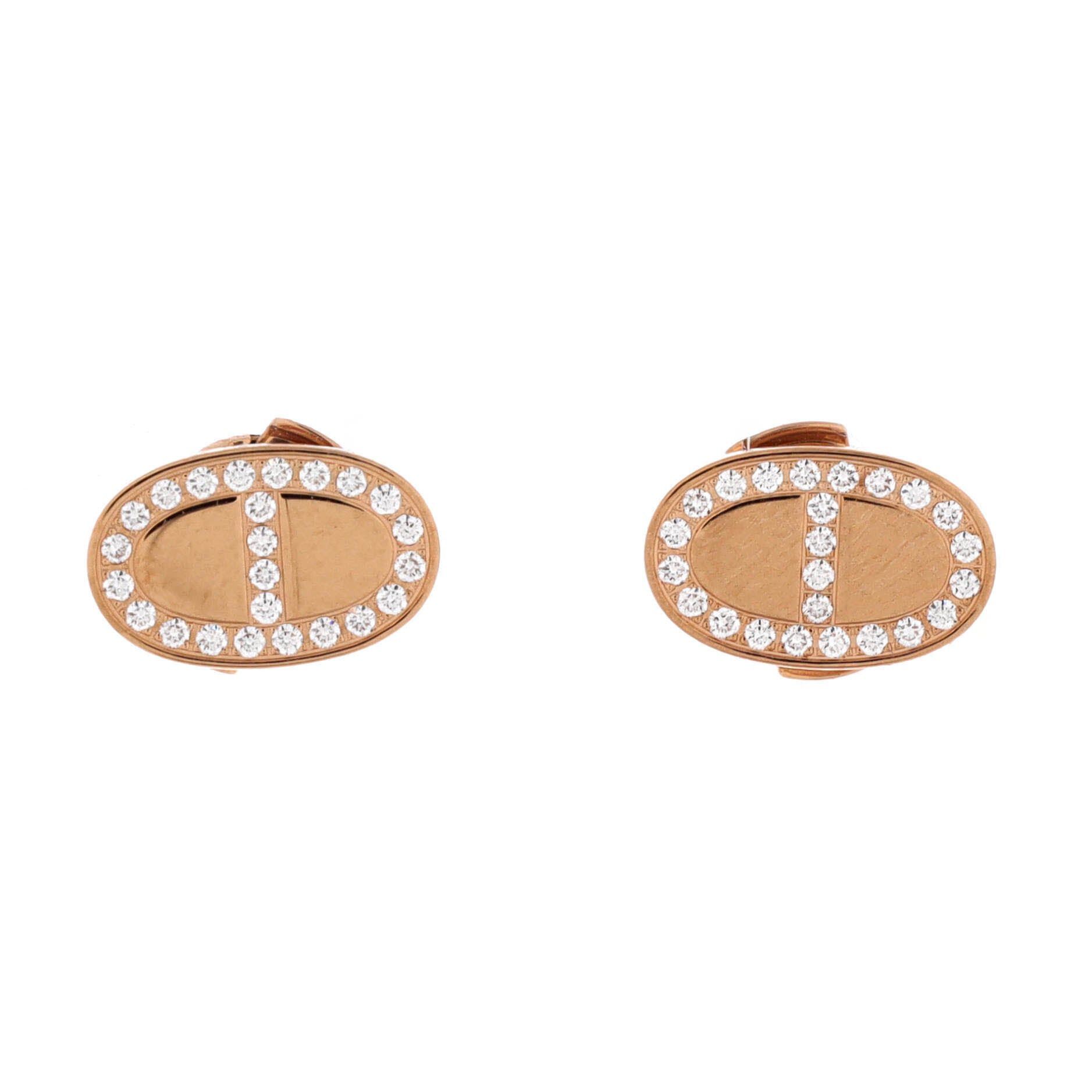 Hermes Chaine d'Ancre Contour Stud Earrings Size ONE SIZE - 1 Thumbnail