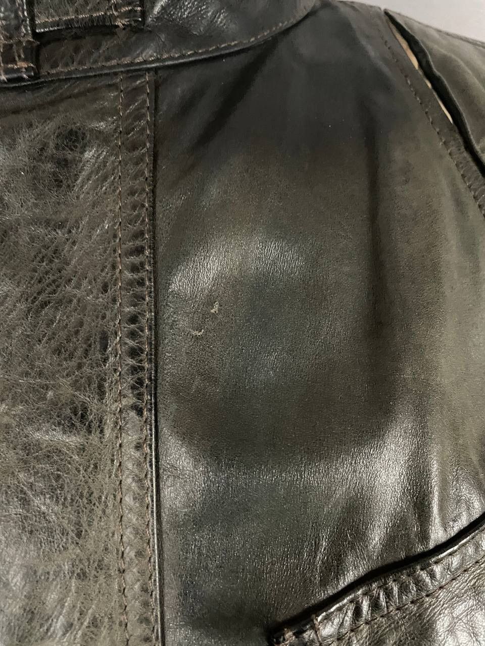 Belstaff Belstaff Leather Biker Jacket Size US XL / EU 56 / 4 - 4 Thumbnail
