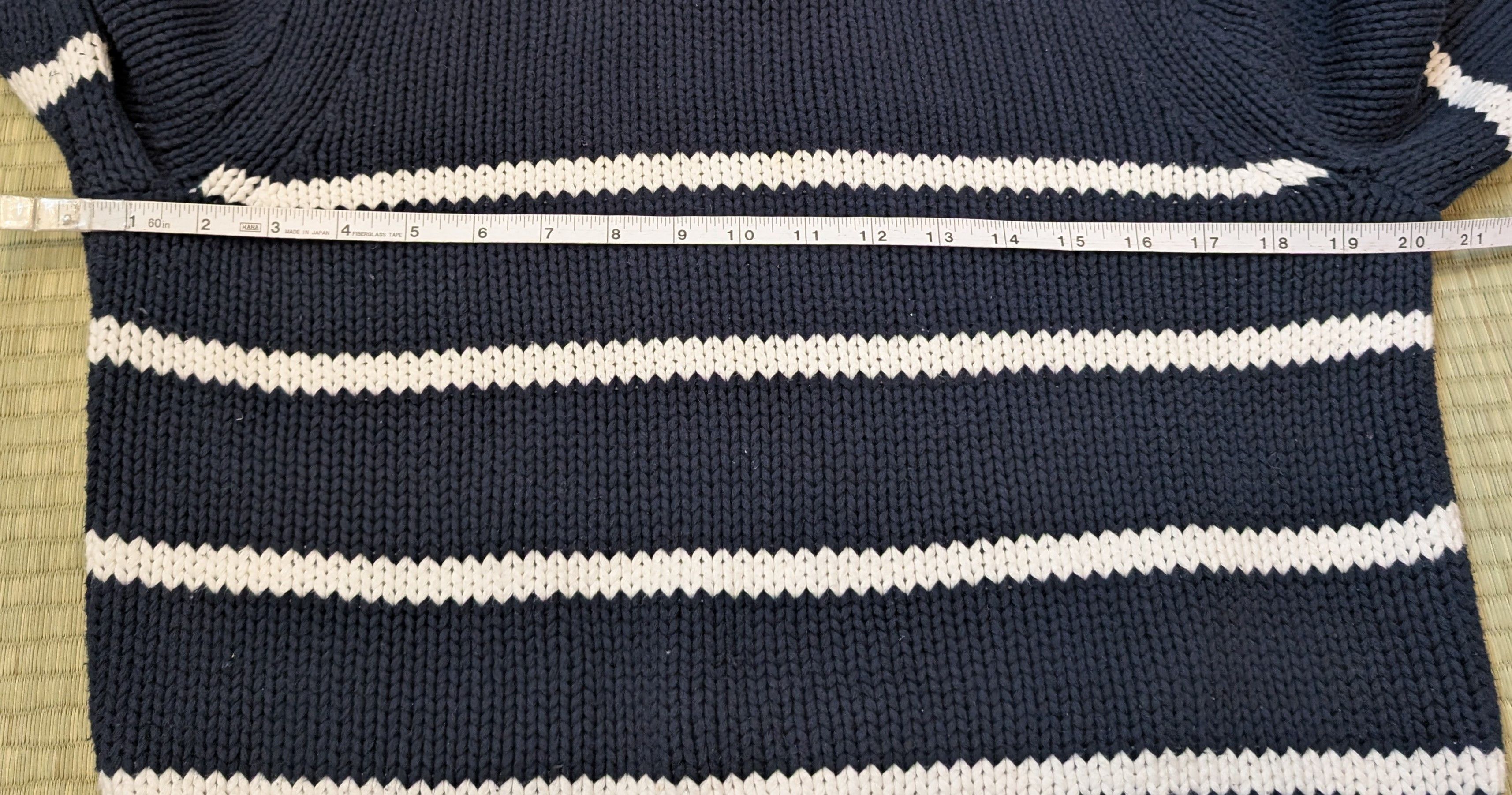 La Ligne La Ligne Sakara Mini Marina Knit Sweater Navy Stripe Size S / US 4 / IT 40 - 6 Thumbnail