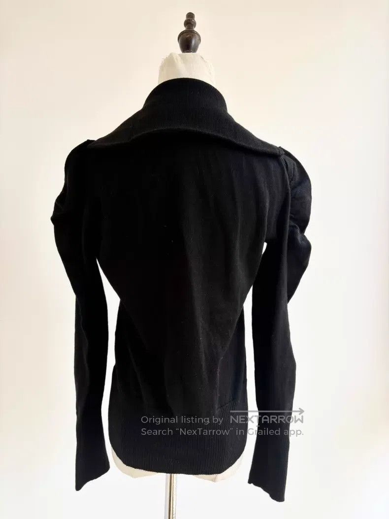 Vivienne Westwood Vivienne Westwood Black Bubble Sleeve Saturn Knit Jacket Size L / US 10 / IT 46 - 5 Thumbnail