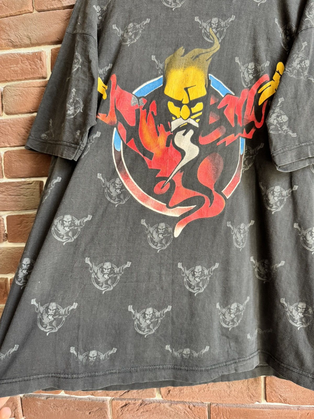 Band Tees Rare Vintage 90s Thunderdome Wizard Gabber Band Tshirt 90s Size US XL / EU 56 / 4 - 3 Thumbnail