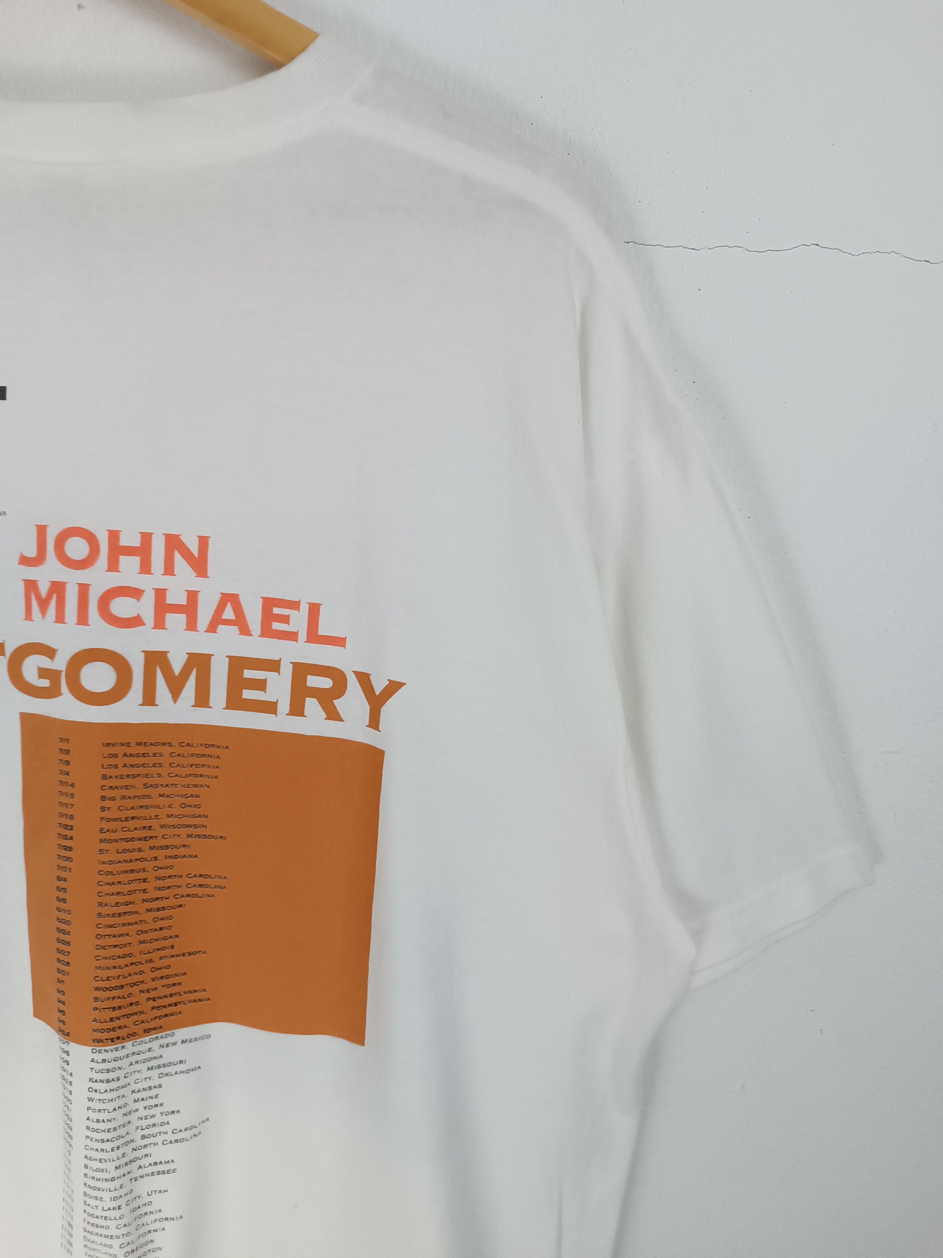 Country Road VINTAGE 1994 JOHN MICHAEL MONTGOMERY TOUR COUNTRY SINGER Size US XL / EU 56 / 4 - 13 Thumbnail