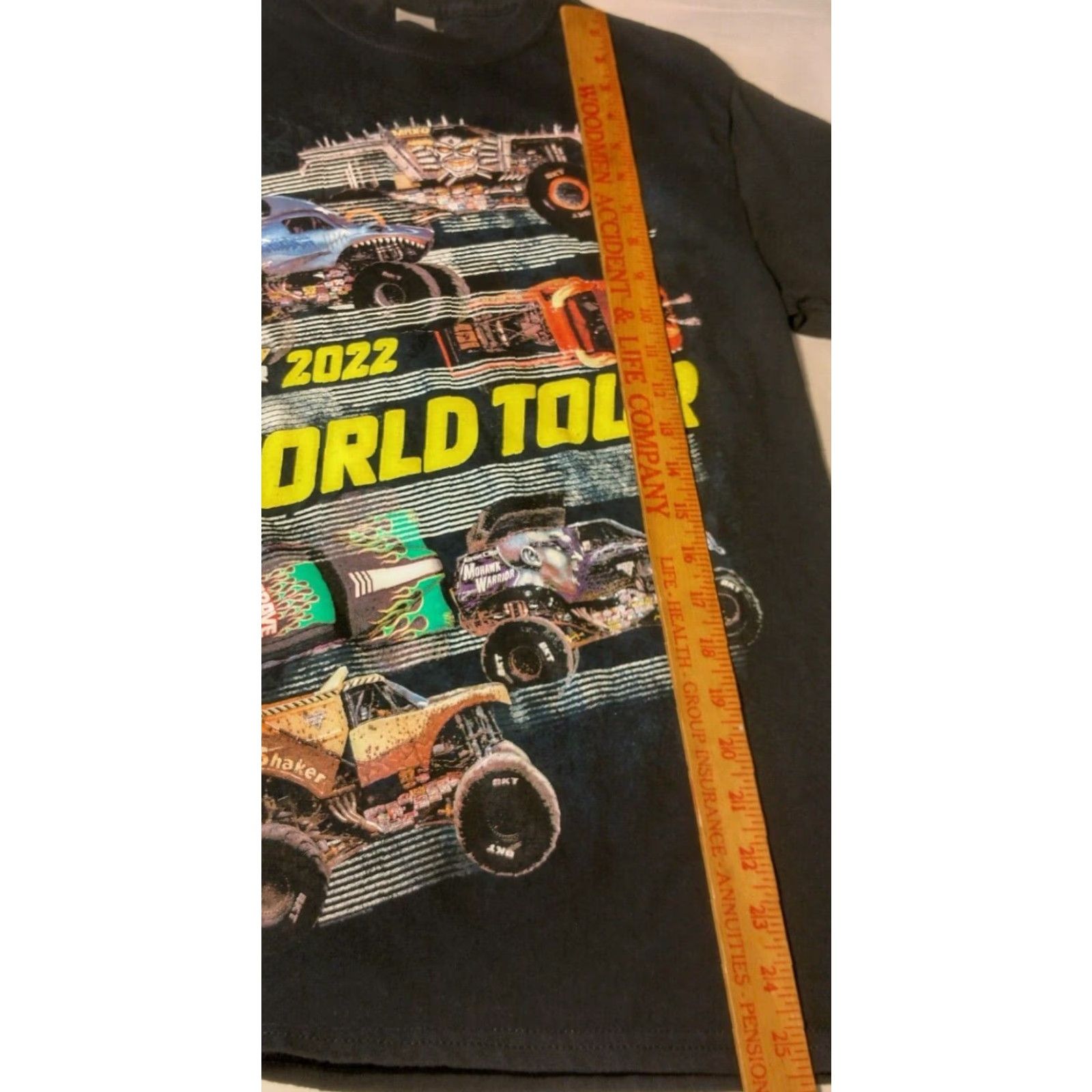 Gildan Monster Jam 2022 World Tour Shirt Small Black Grave Digger Max O Trucks Graphic T-Shirt Men Size US S / EU 44-46 / 1 - 5 Thumbnail