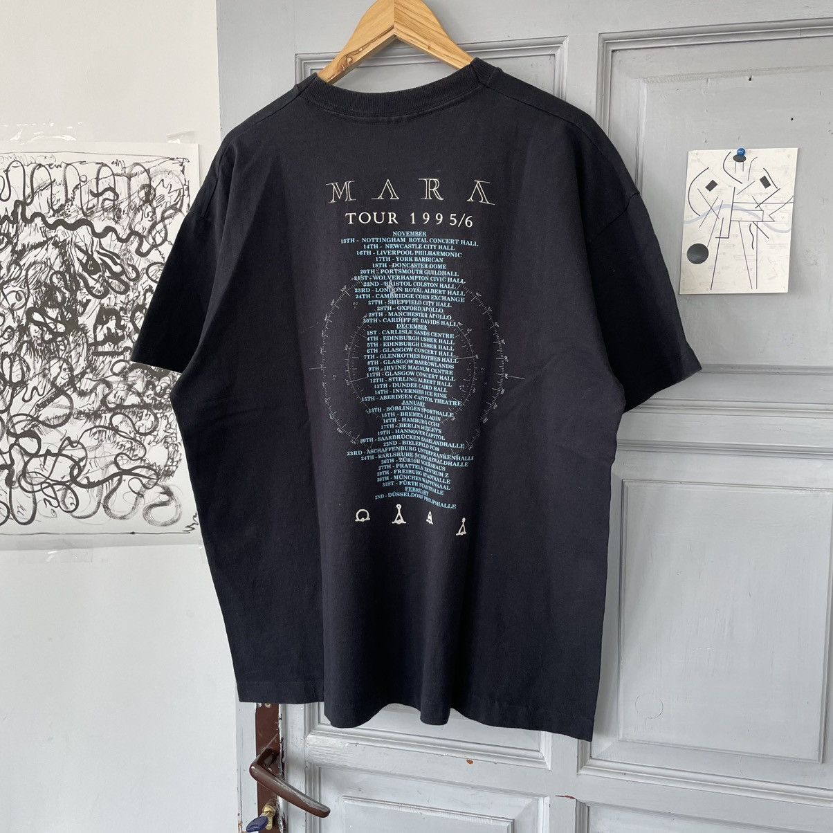 Band Tees × Vintage Vintage 1995 Runrig Mara Rock T-shirt single stitch Size US XL / EU 56 / 4 - 4 Thumbnail
