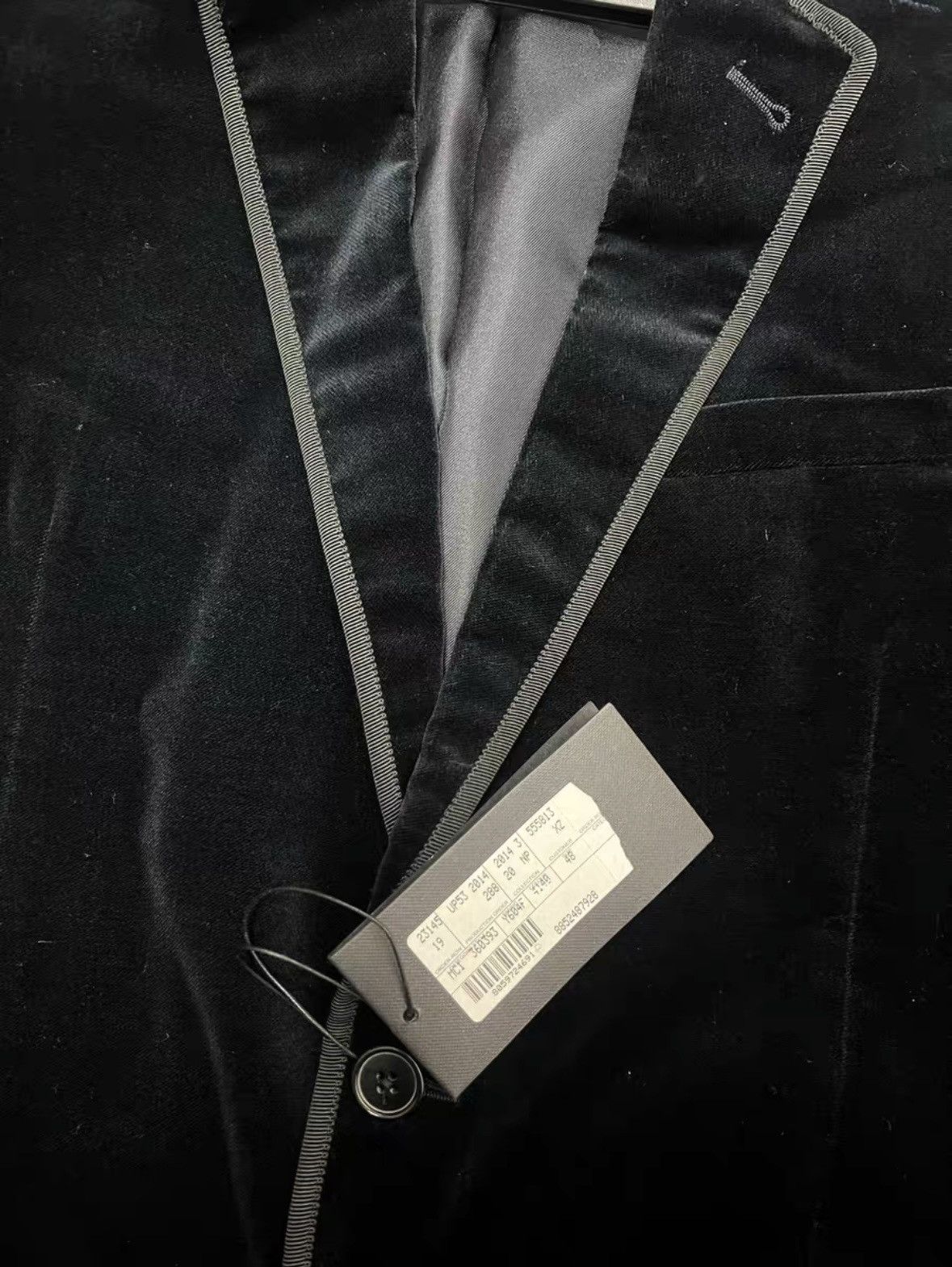 Saint Laurent Paris Velvet Blazer in Navy Blue sz 48 Size US M / EU 48-50 / 2 - 4 Thumbnail