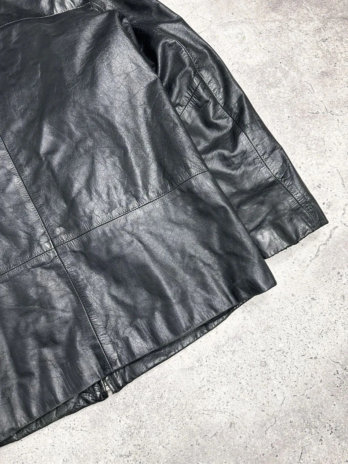 Diesel Vintage Leather Jacket Diesel Style Avantgarde IfSixWasNine Size US M / EU 48-50 / 2 - 13 Thumbnail