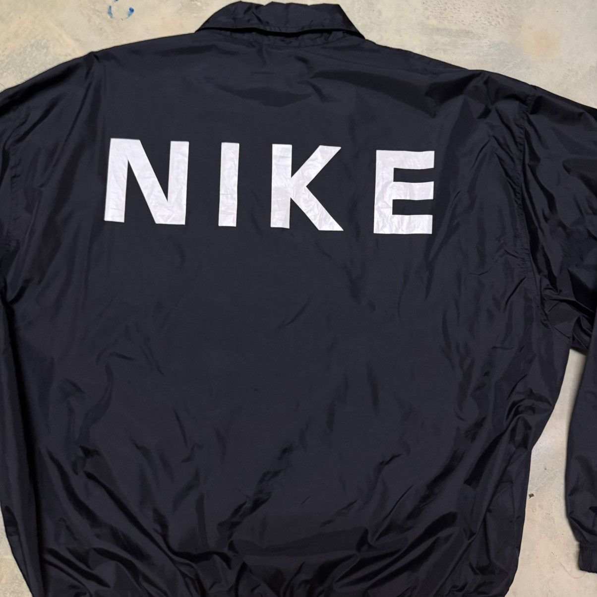 Nike Vintage Nike Coach Jacket Big Logo Size US L / EU 52-54 / 3 - 4 Thumbnail