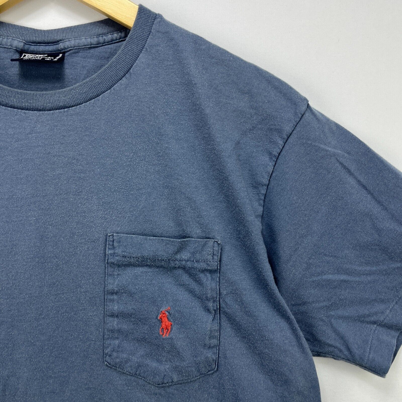 Ralph Lauren × Vintage Vintage 90s Polo Ralph Lauren Single Stitch Shirt Small Pony Size US S / EU 44-46 / 1 - 3 Thumbnail